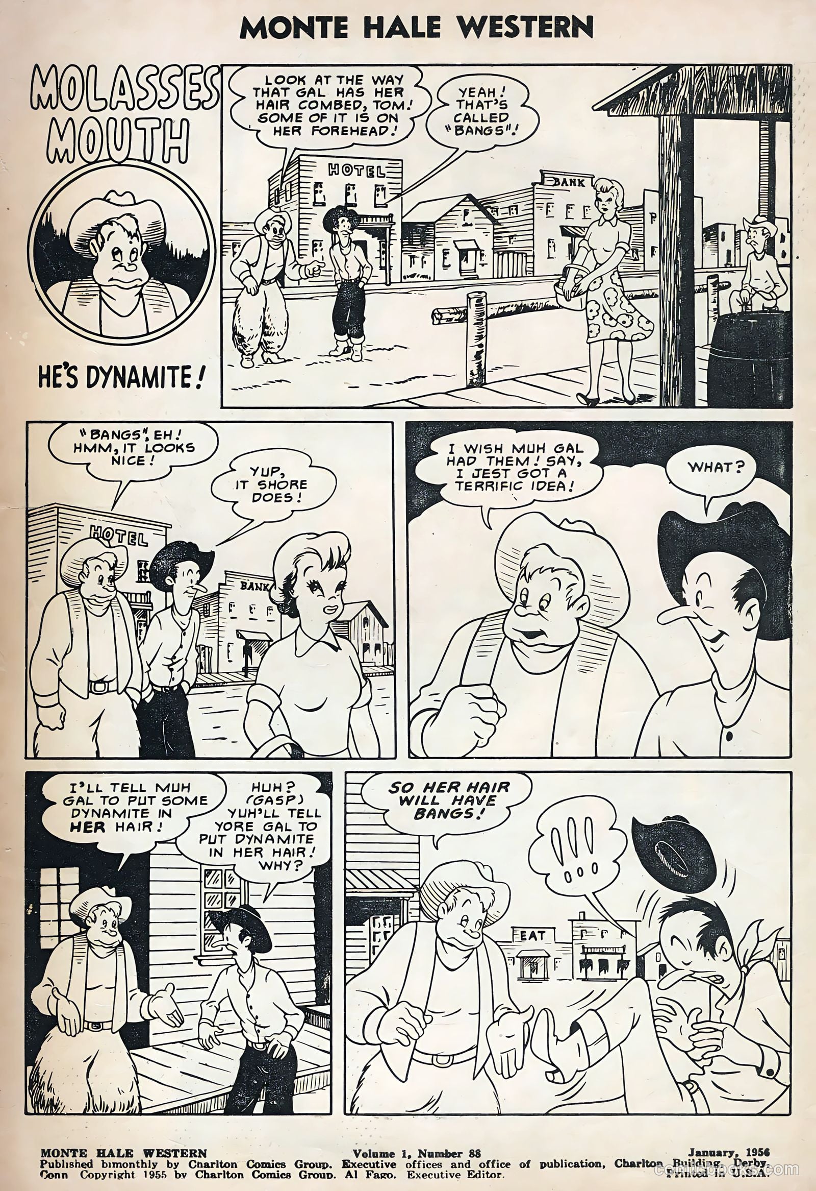 Monte Hale Western #88 (1956) — page 2 of 36