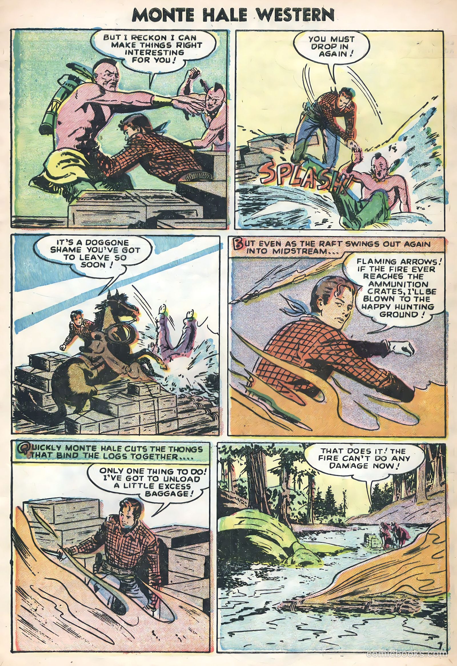 Monte Hale Western #88 (1956) — page 9 of 36