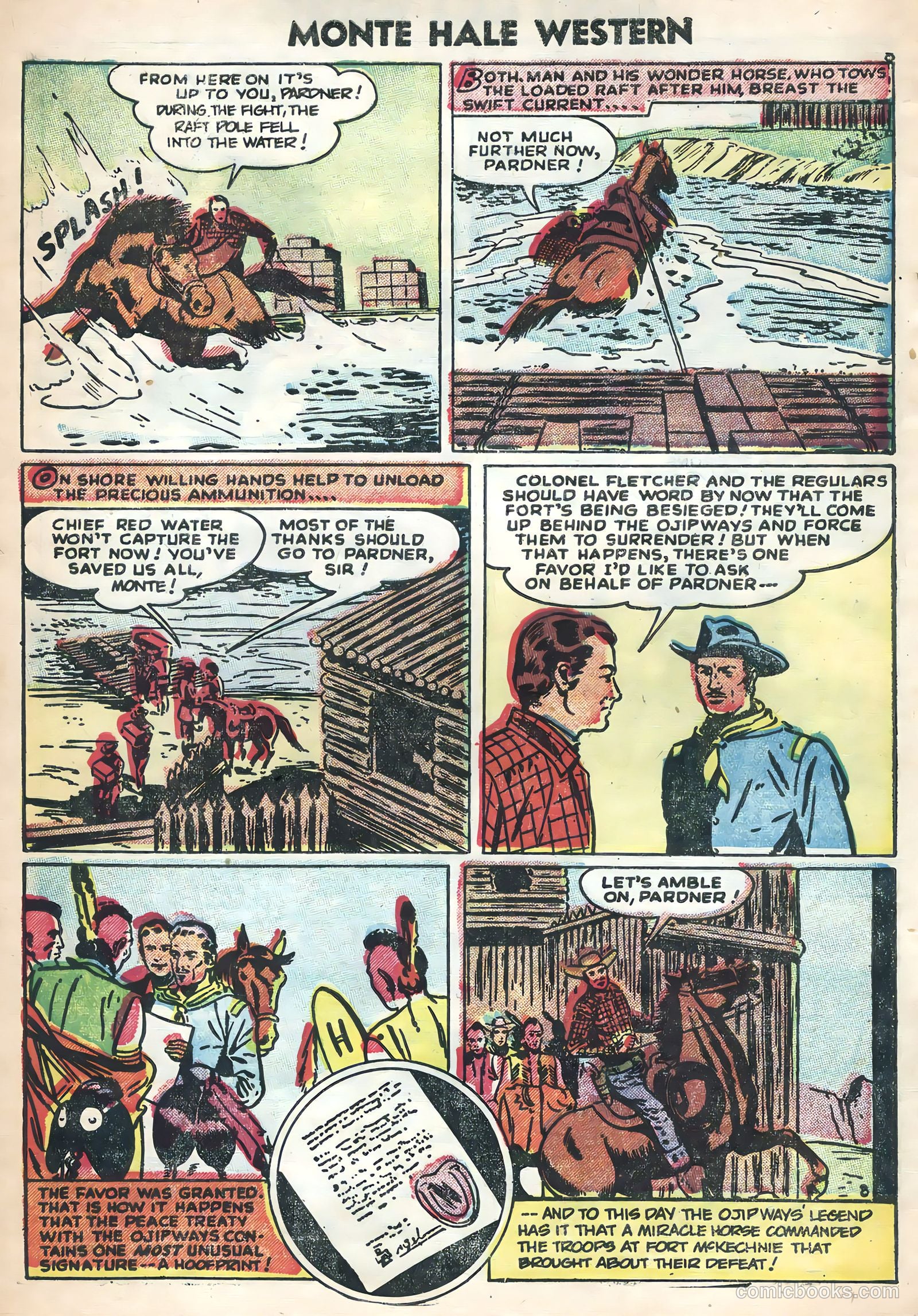 Monte Hale Western #88 (1956) — page 10 of 36