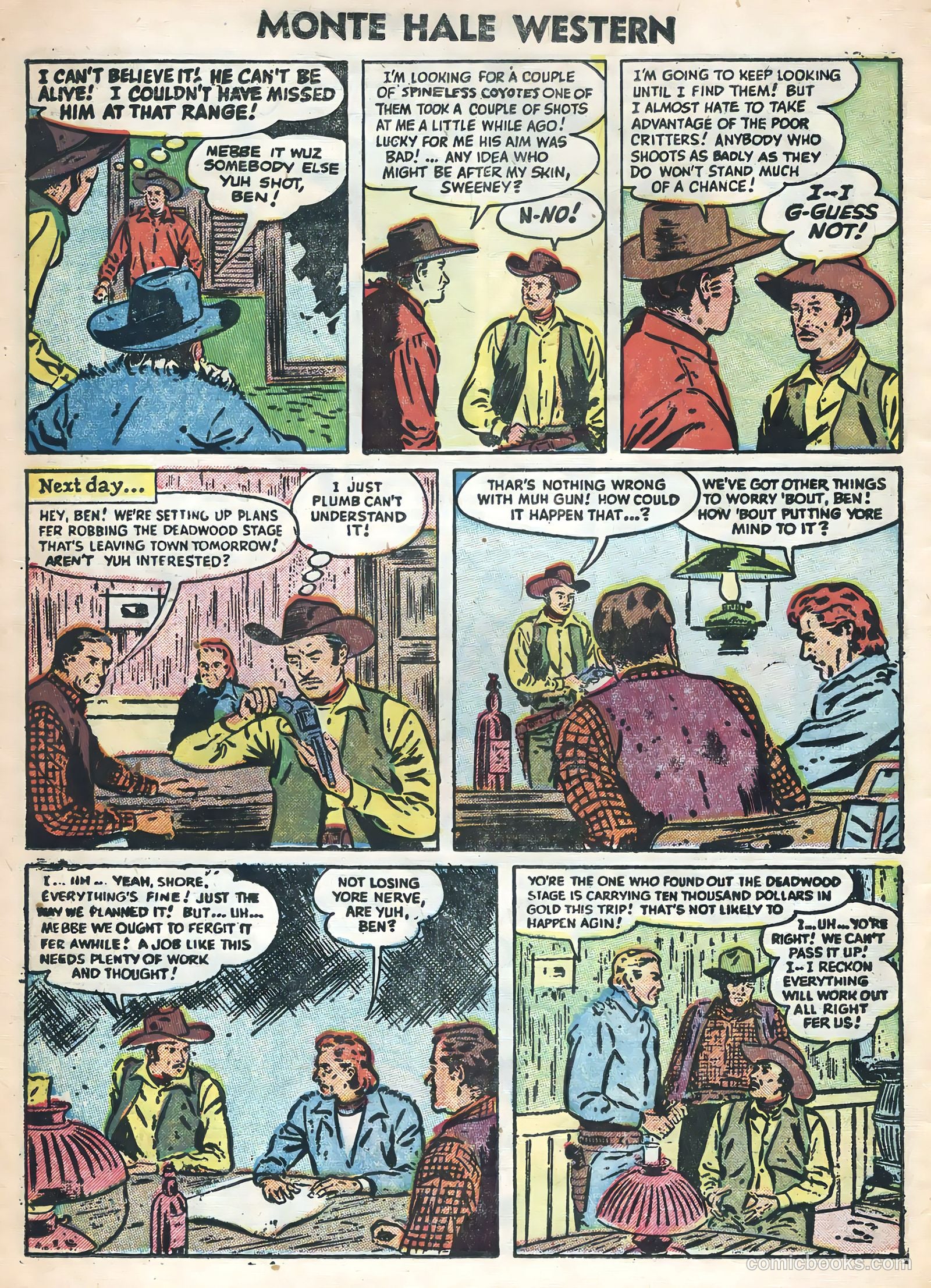 Monte Hale Western #88 (1956) — page 14 of 36
