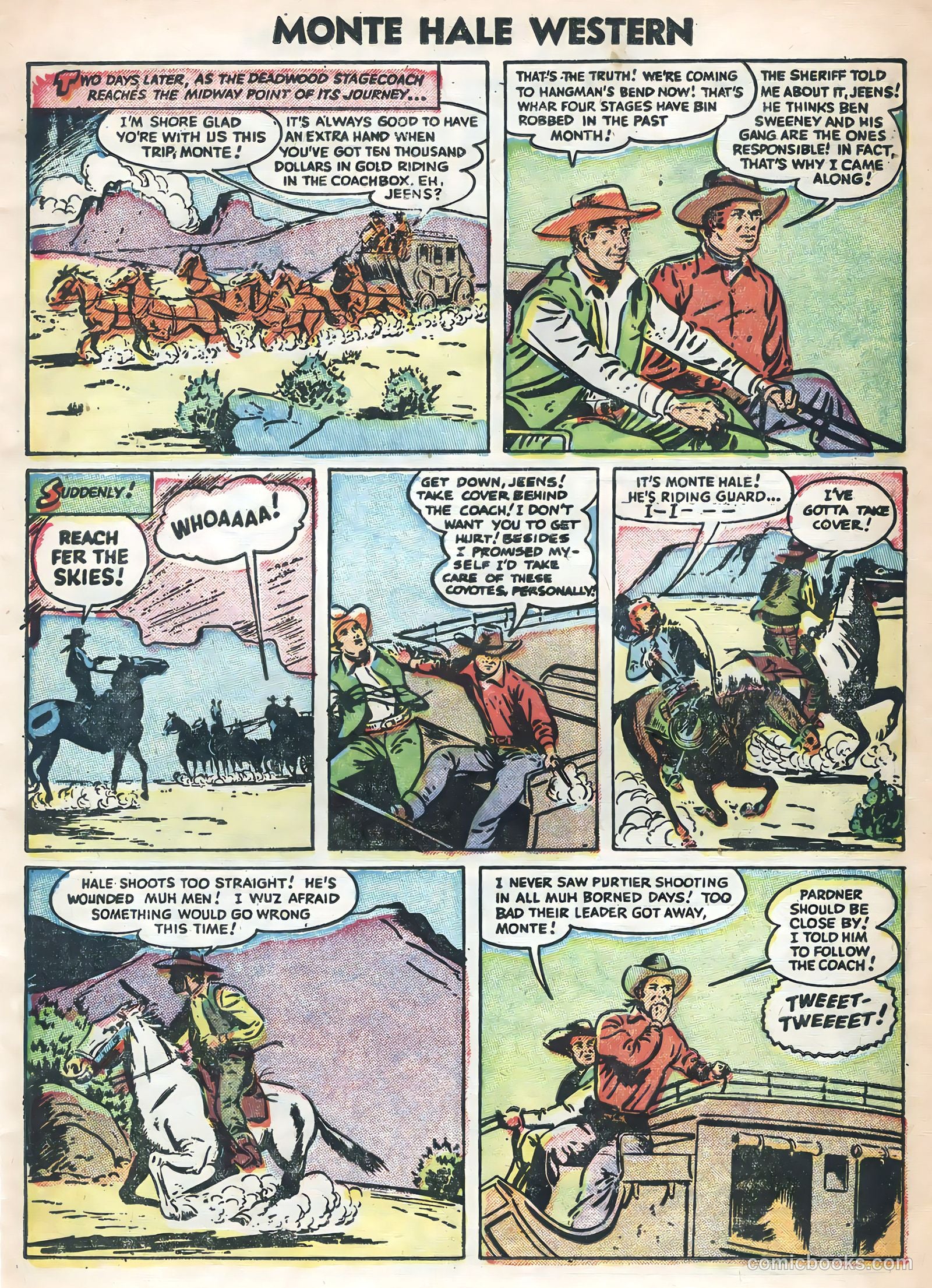 Monte Hale Western #88 (1956) — page 15 of 36