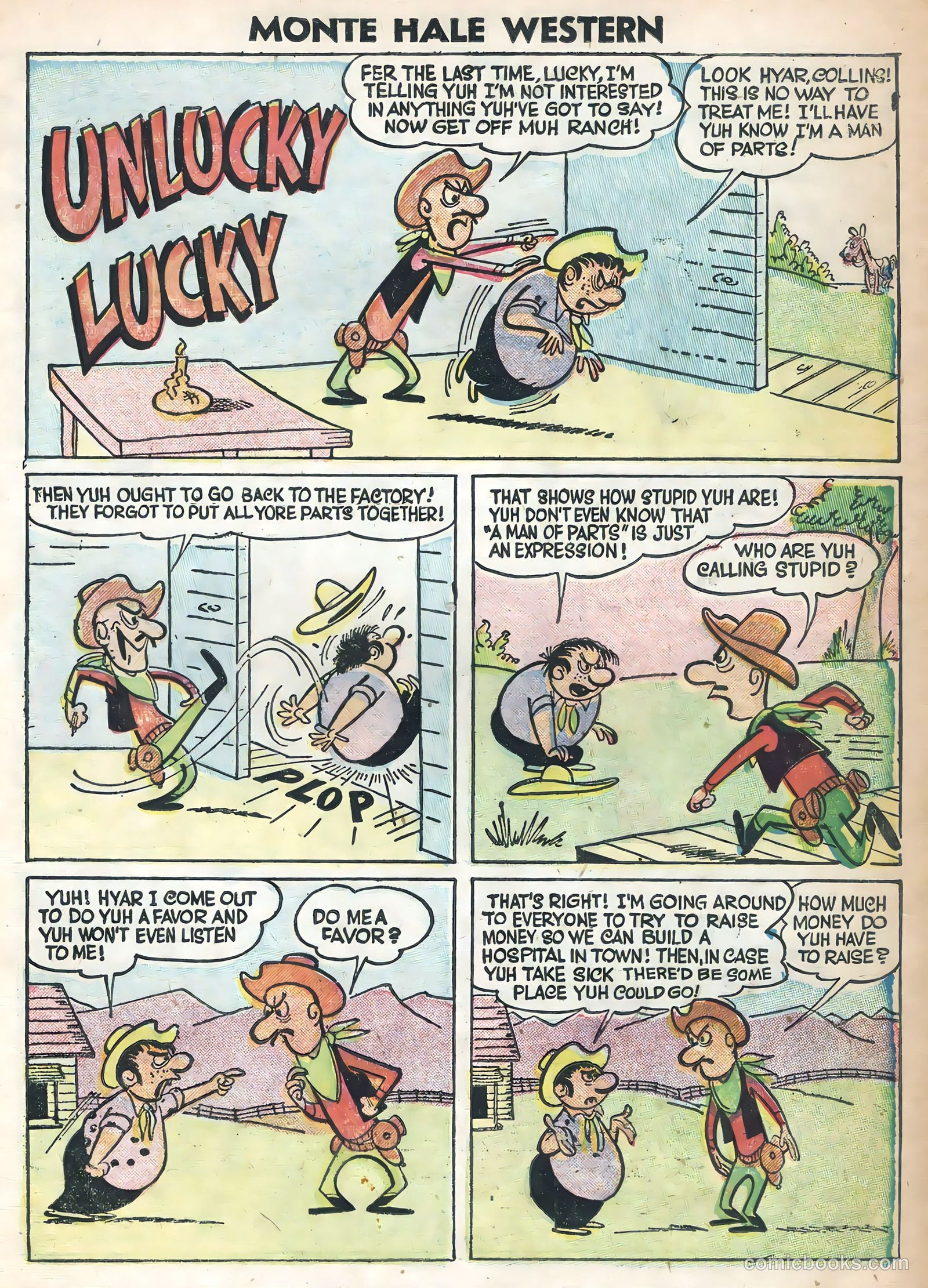 Monte Hale Western #88 (1956) — page 19 of 36