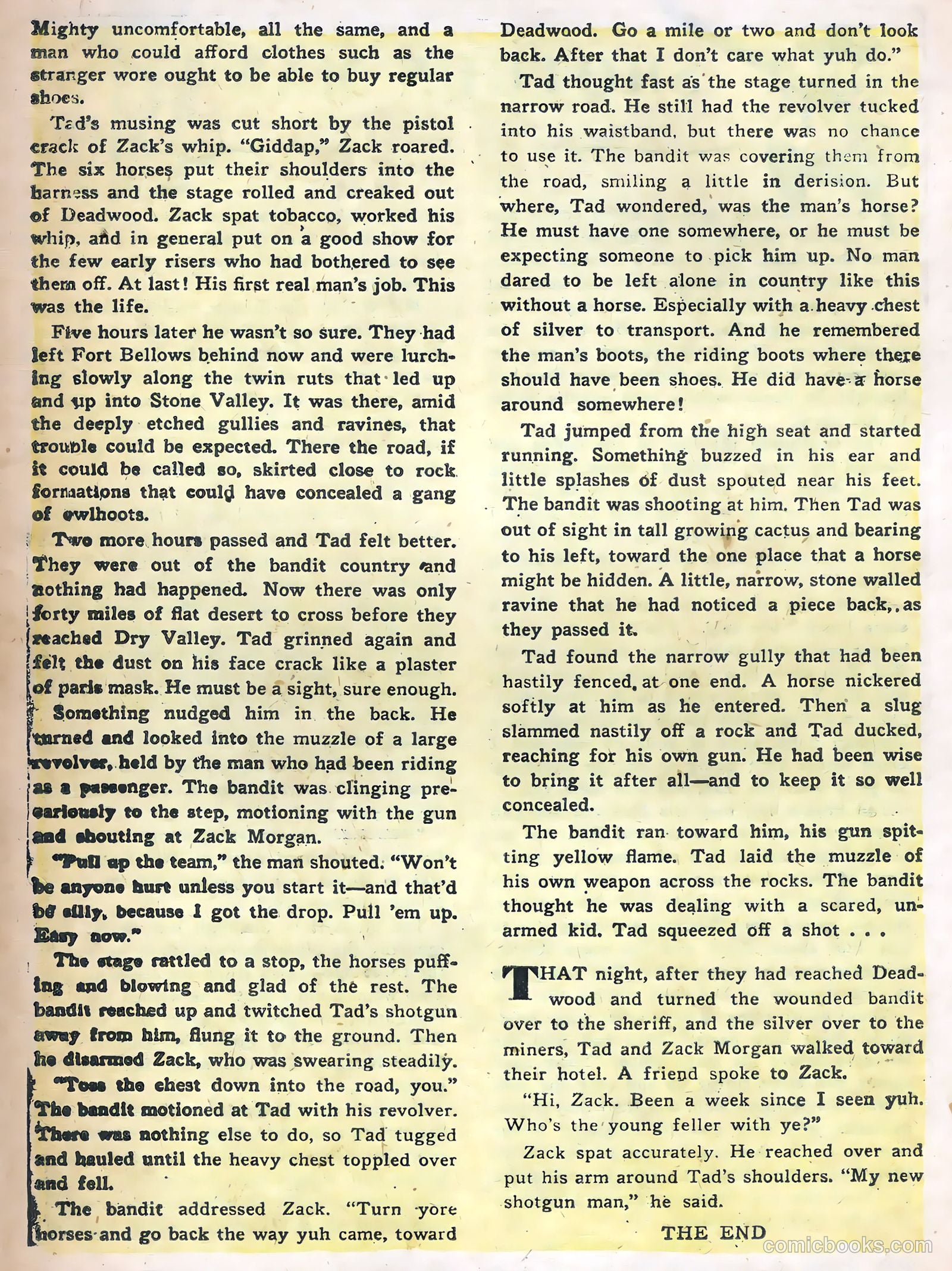Monte Hale Western #88 (1956) — page 22 of 36