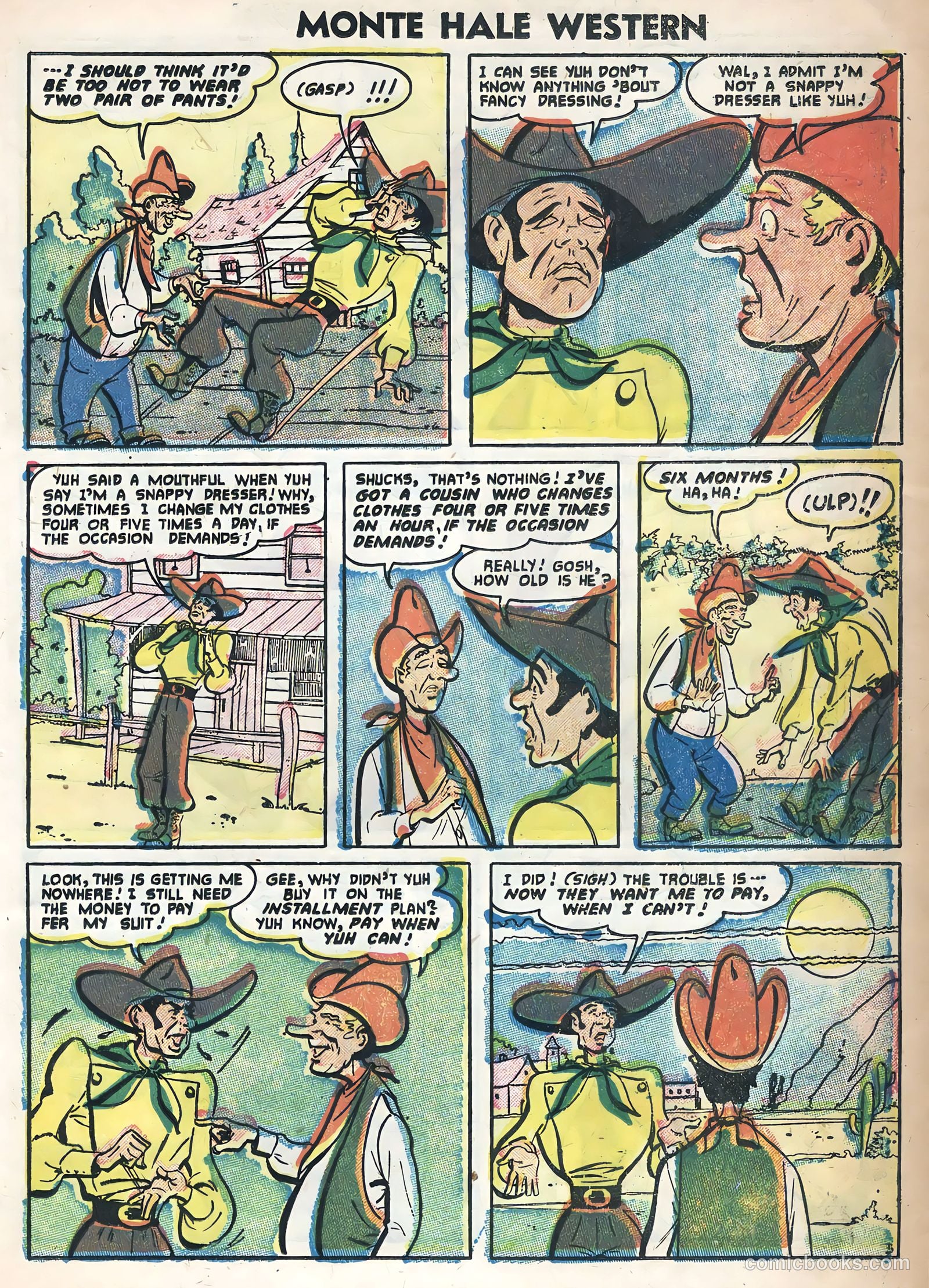 Monte Hale Western #88 (1956) — page 25 of 36