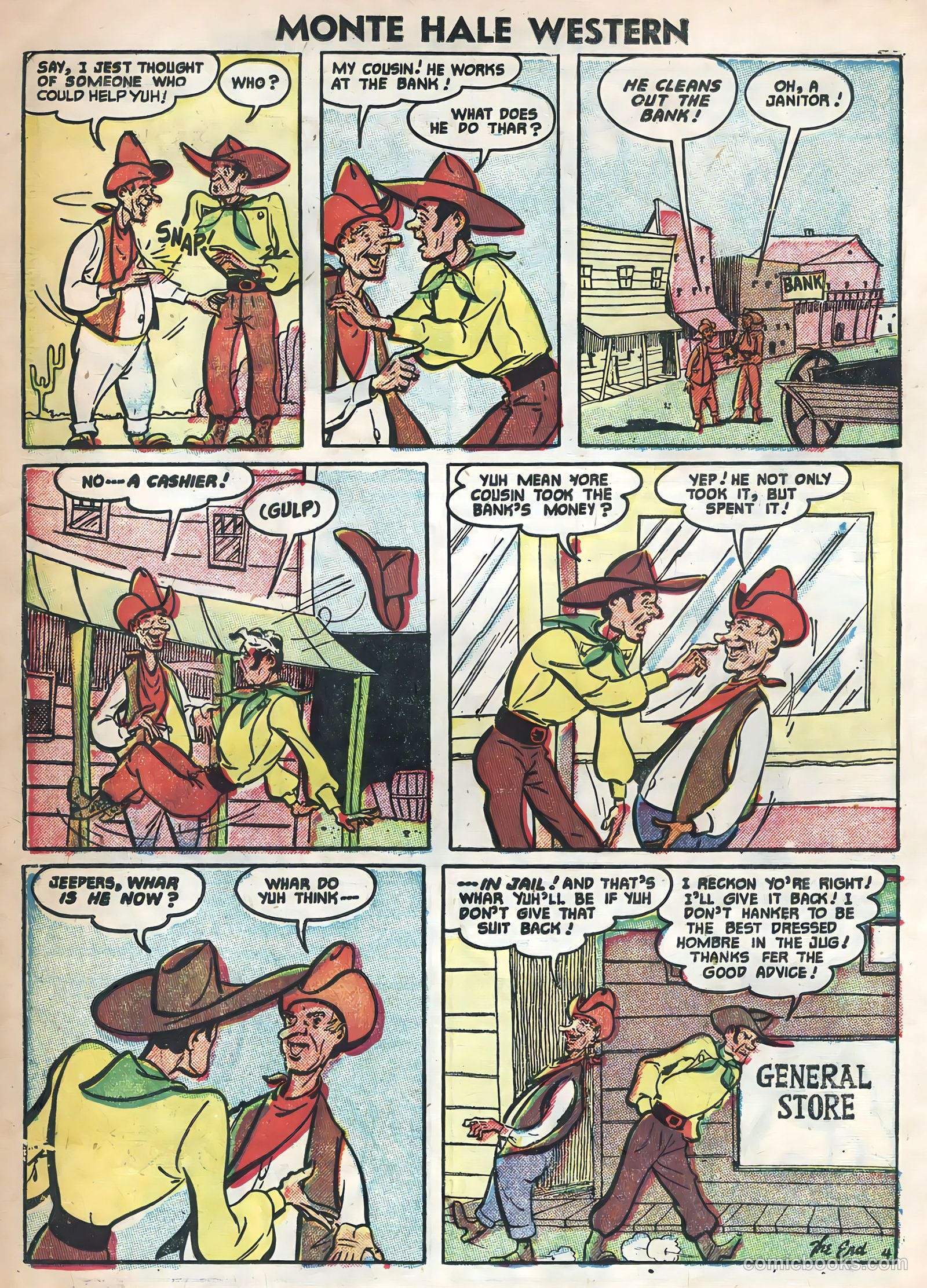 Monte Hale Western #88 (1956) — page 26 of 36