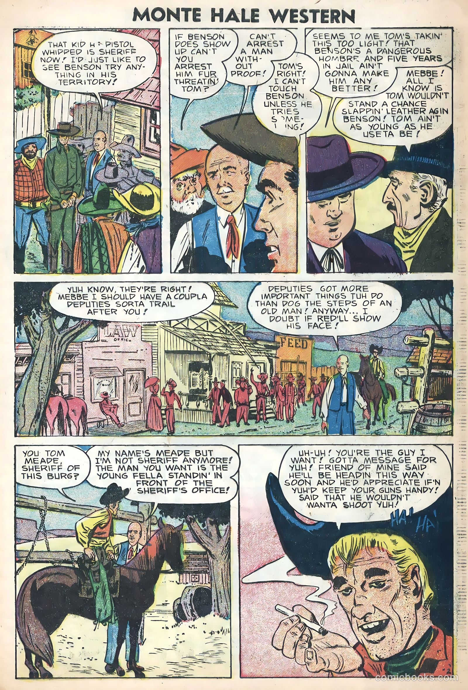 Monte Hale Western #88 (1956) — page 29 of 36