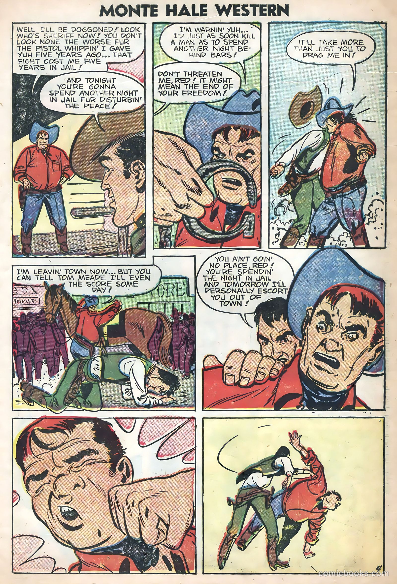 Monte Hale Western #88 (1956) — page 31 of 36