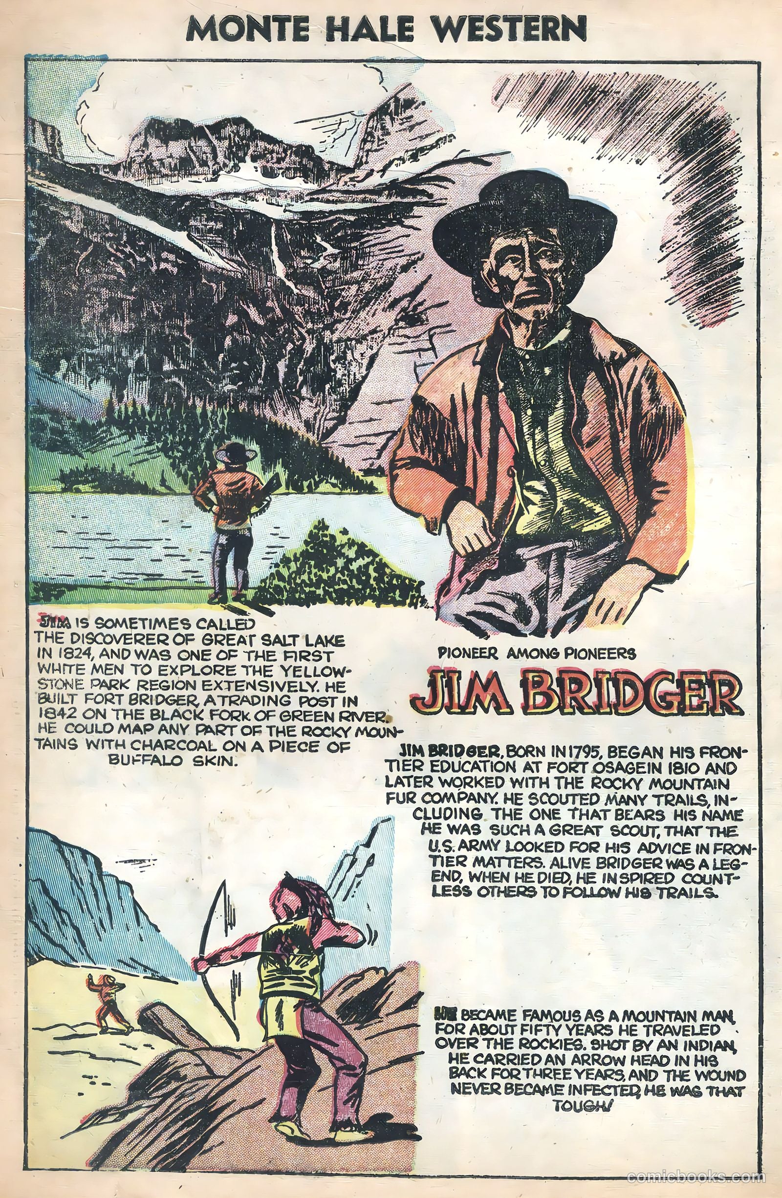 Monte Hale Western #88 (1956) — page 34 of 36