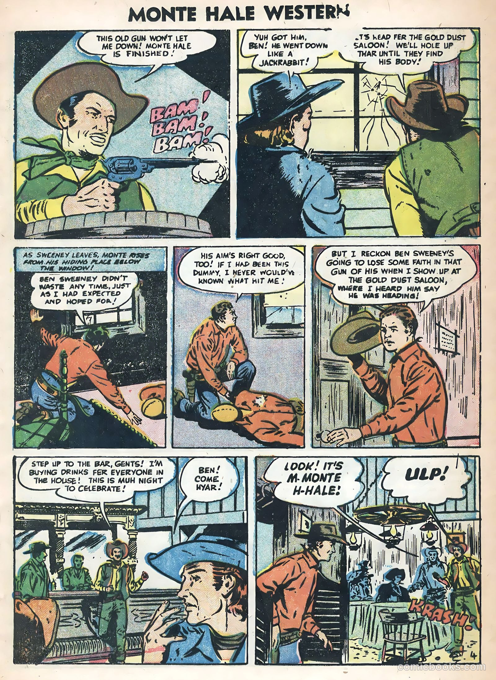Monte Hale Western #88 (1956) — page 13 of 36