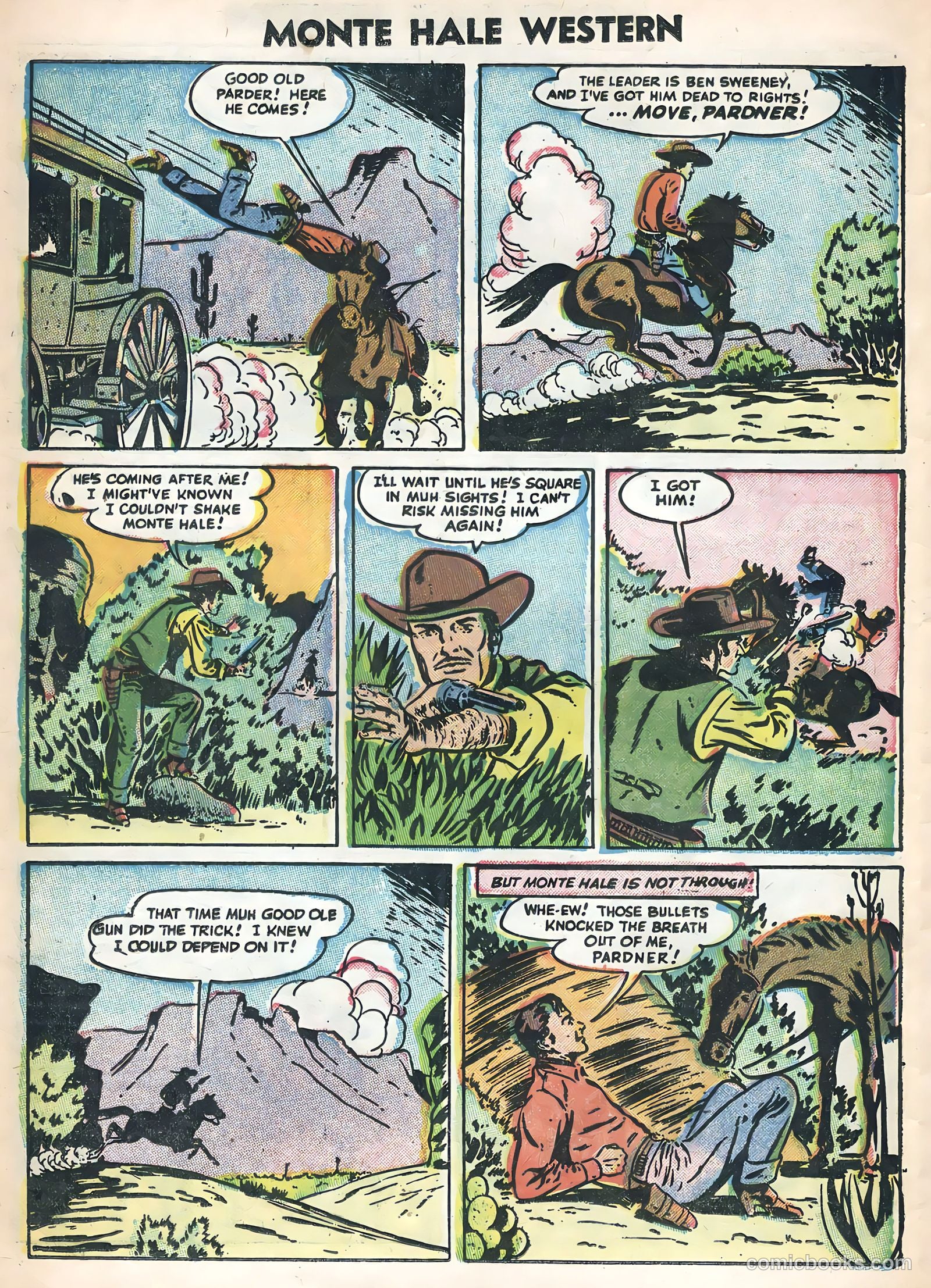 Monte Hale Western #88 (1956) — page 16 of 36