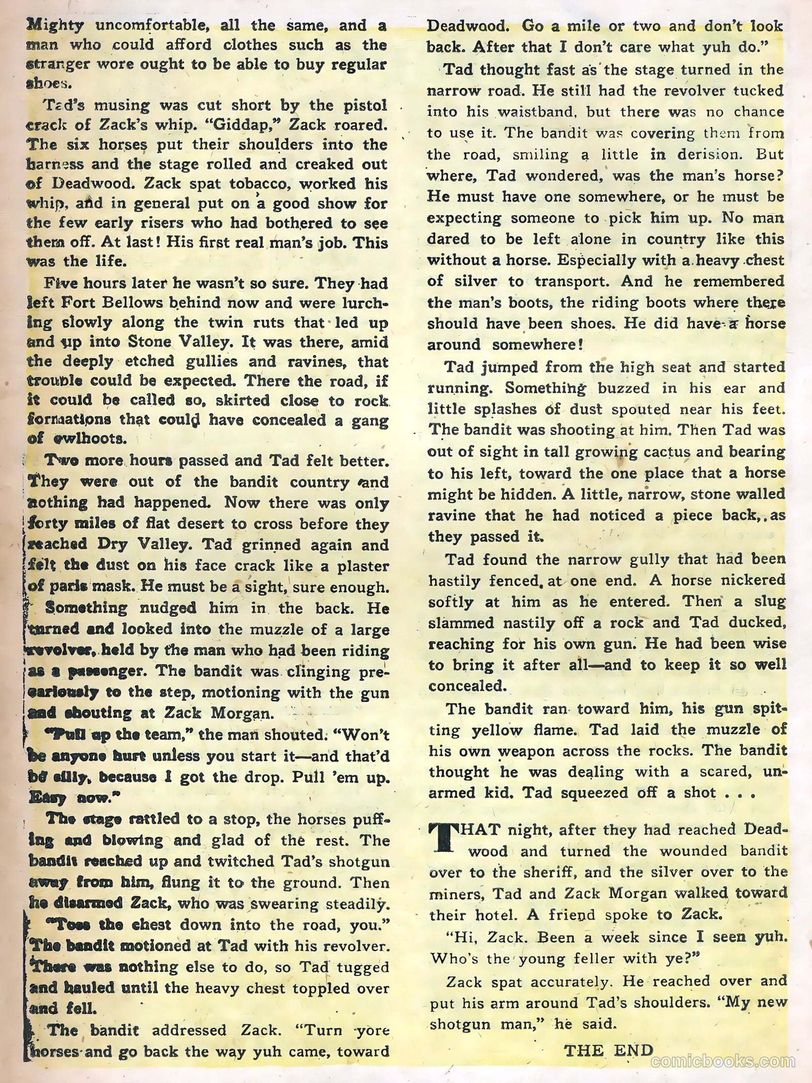 Monte Hale Western #88 (1956) — page 22 of 36