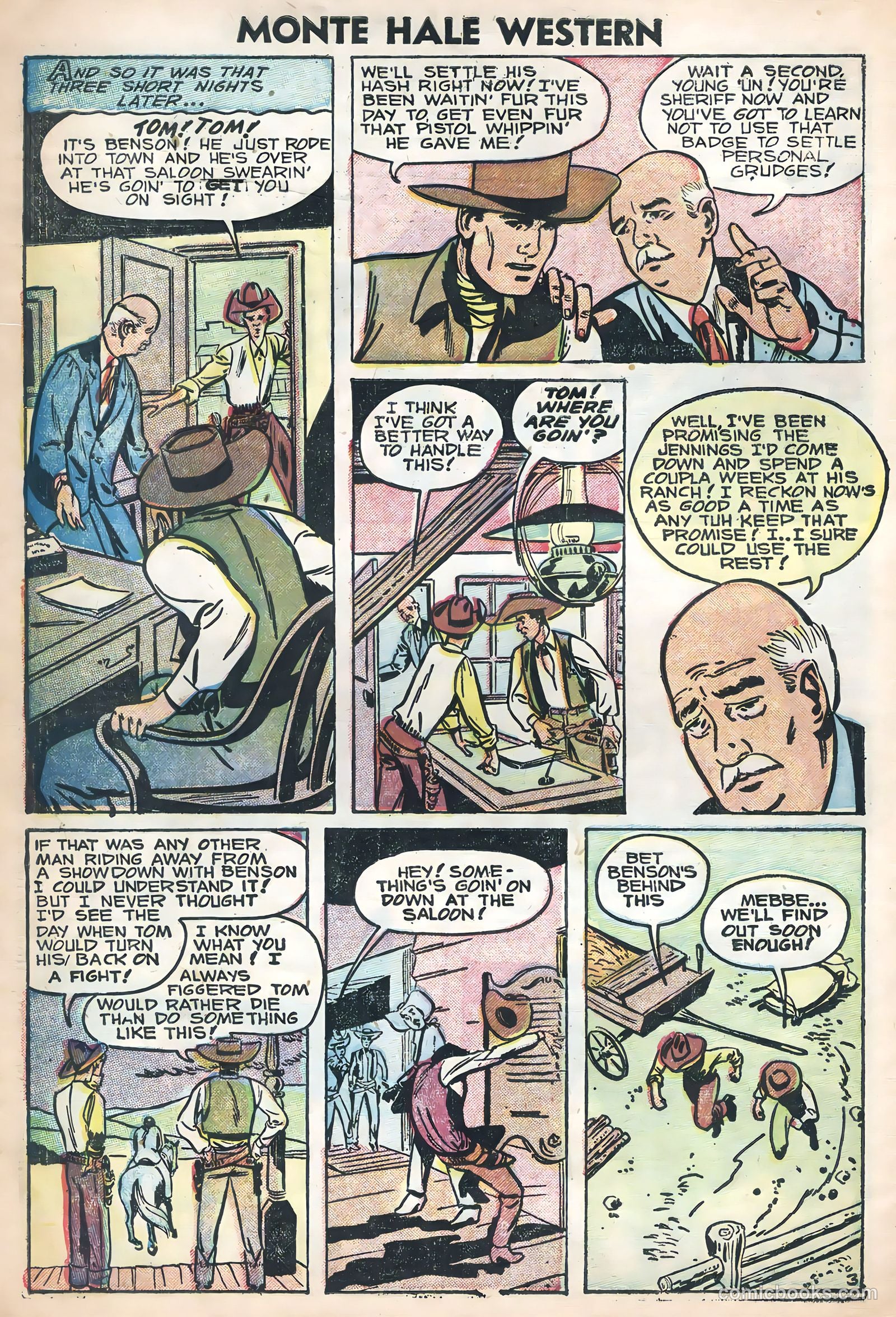 Monte Hale Western #88 (1956) — page 30 of 36