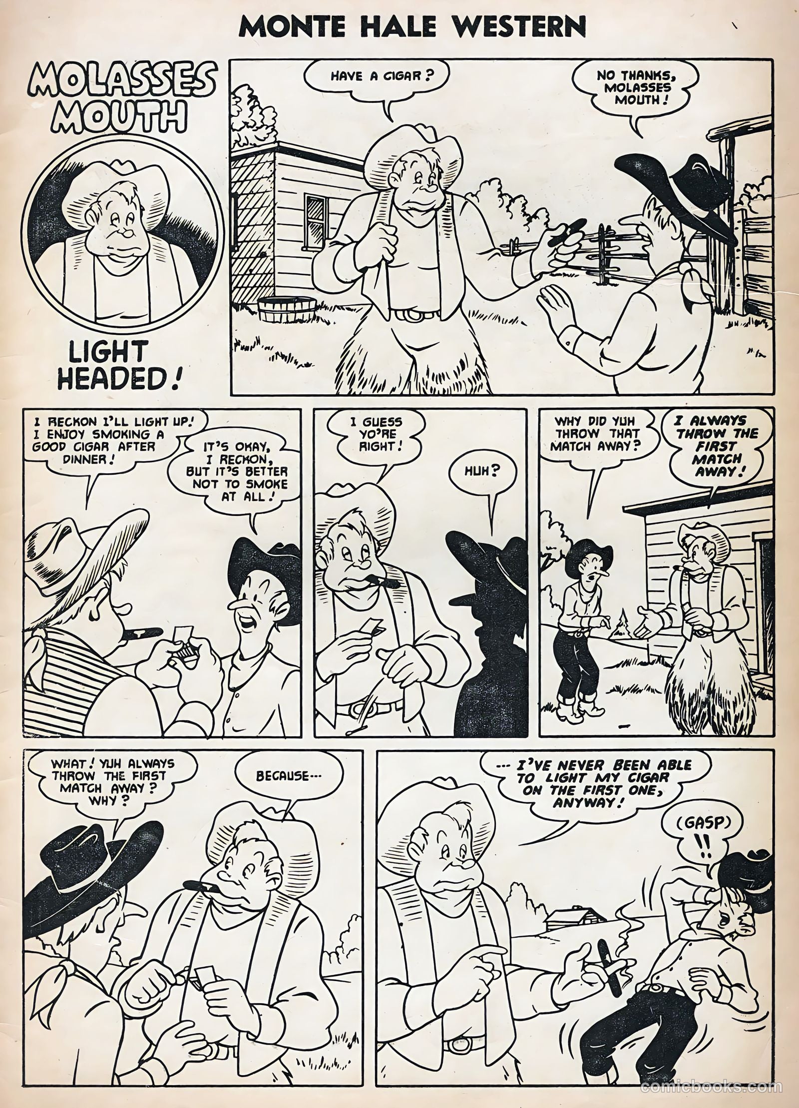 Monte Hale Western #88 (1956) — page 35 of 36