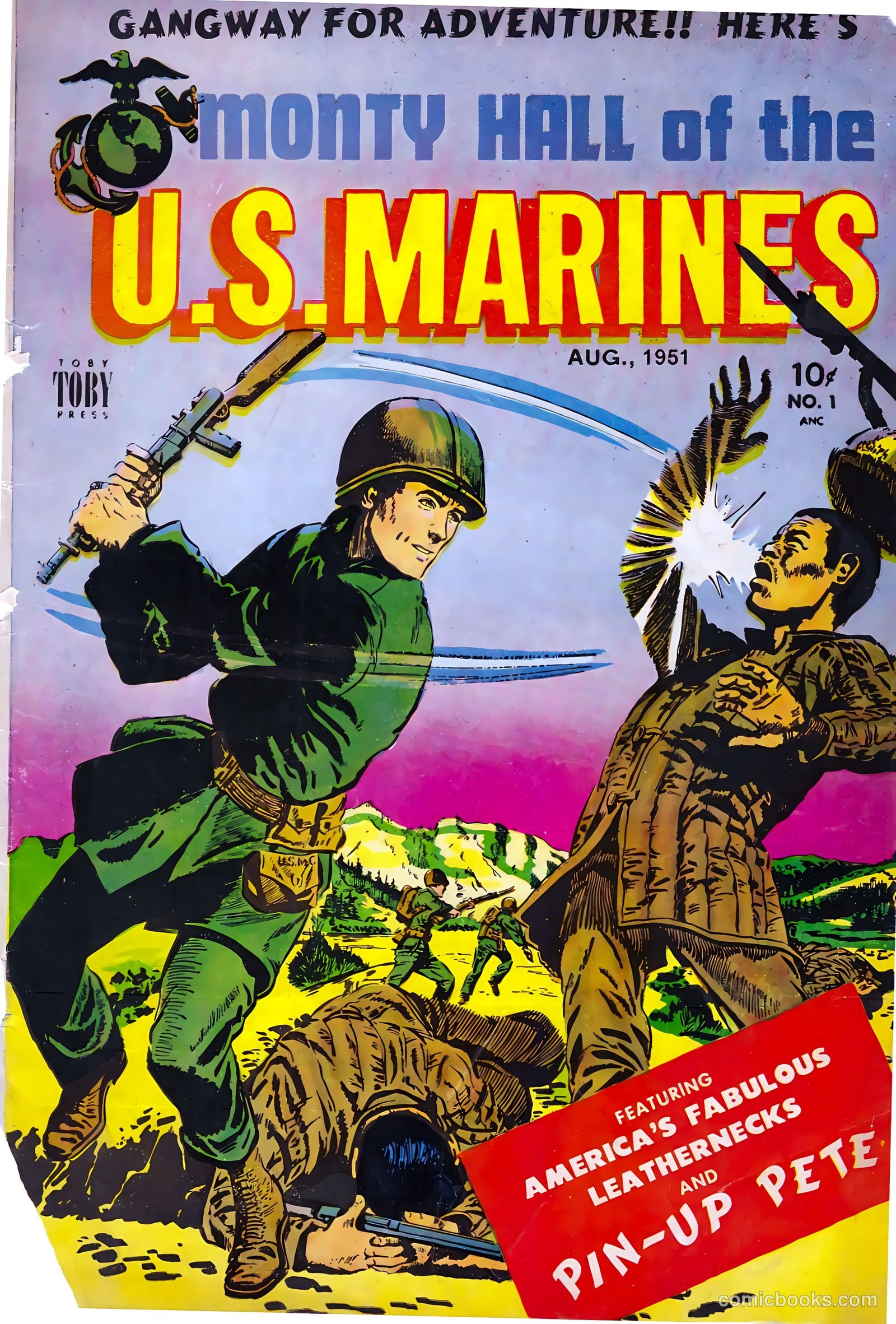 Monty Hall of the U.S. Marines #1 cover