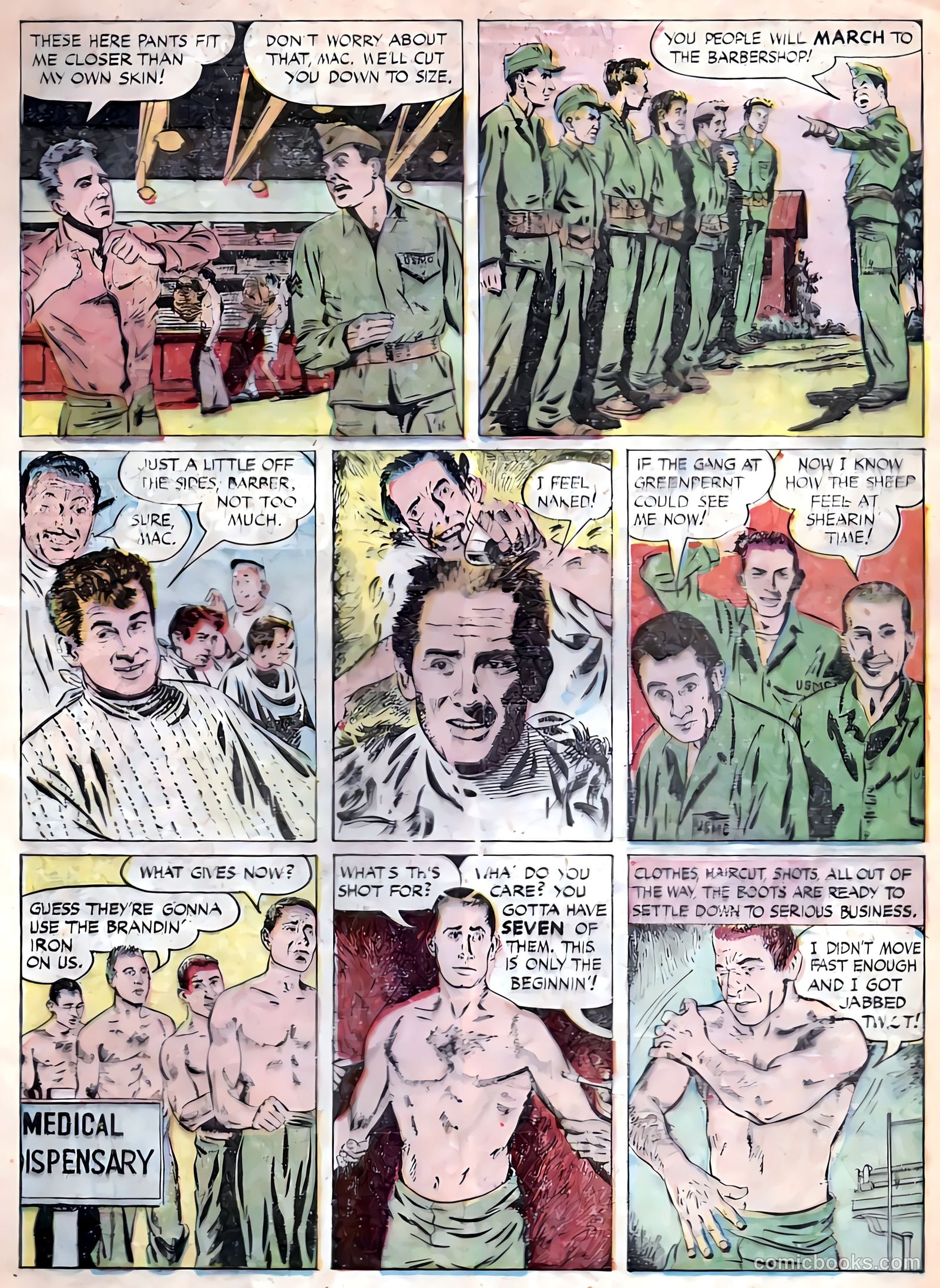 Monty Hall of the U.S. Marines #1 (1951) — page 5 of 36