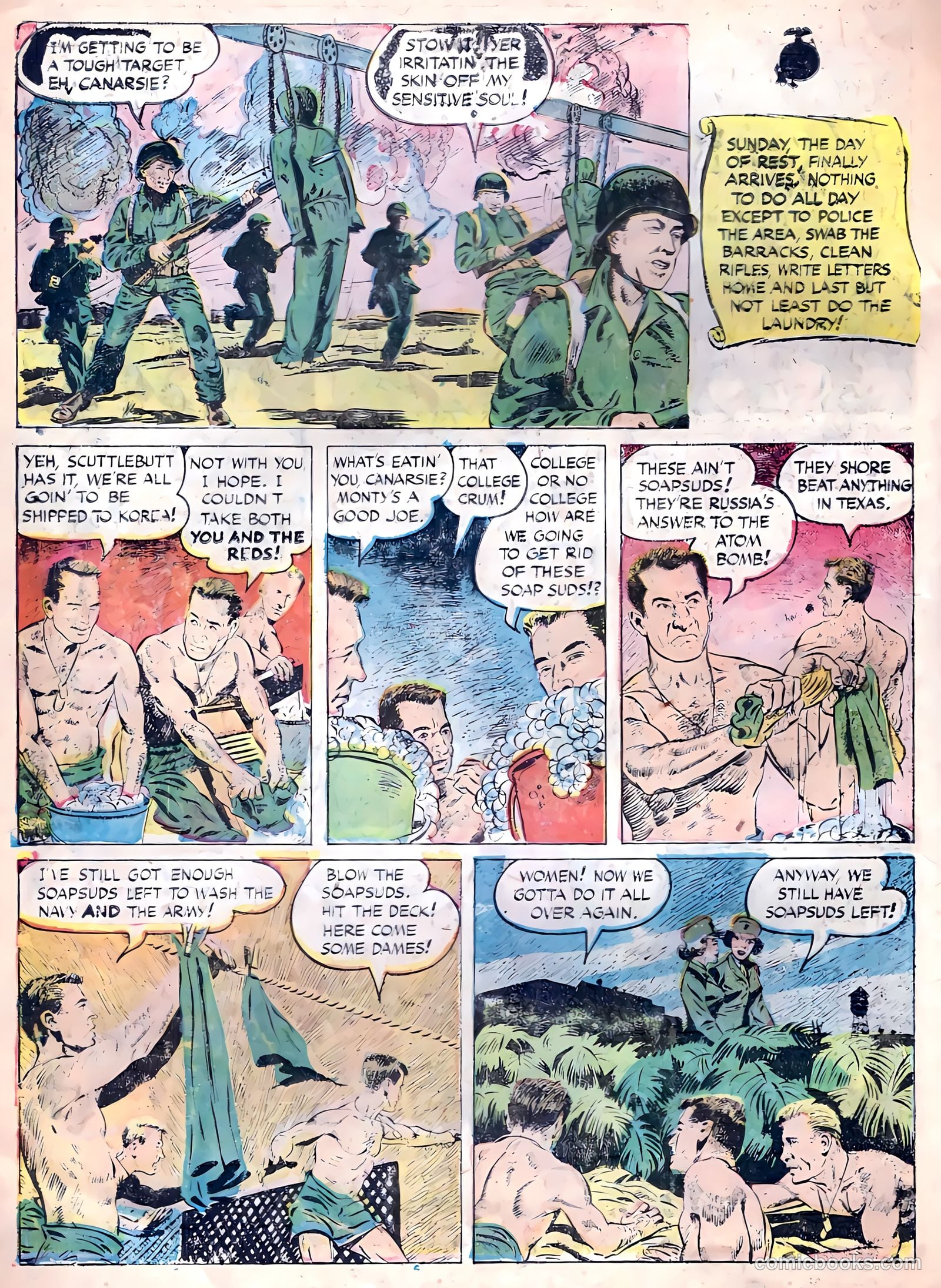 Monty Hall of the U.S. Marines #1 (1951) — page 10 of 36