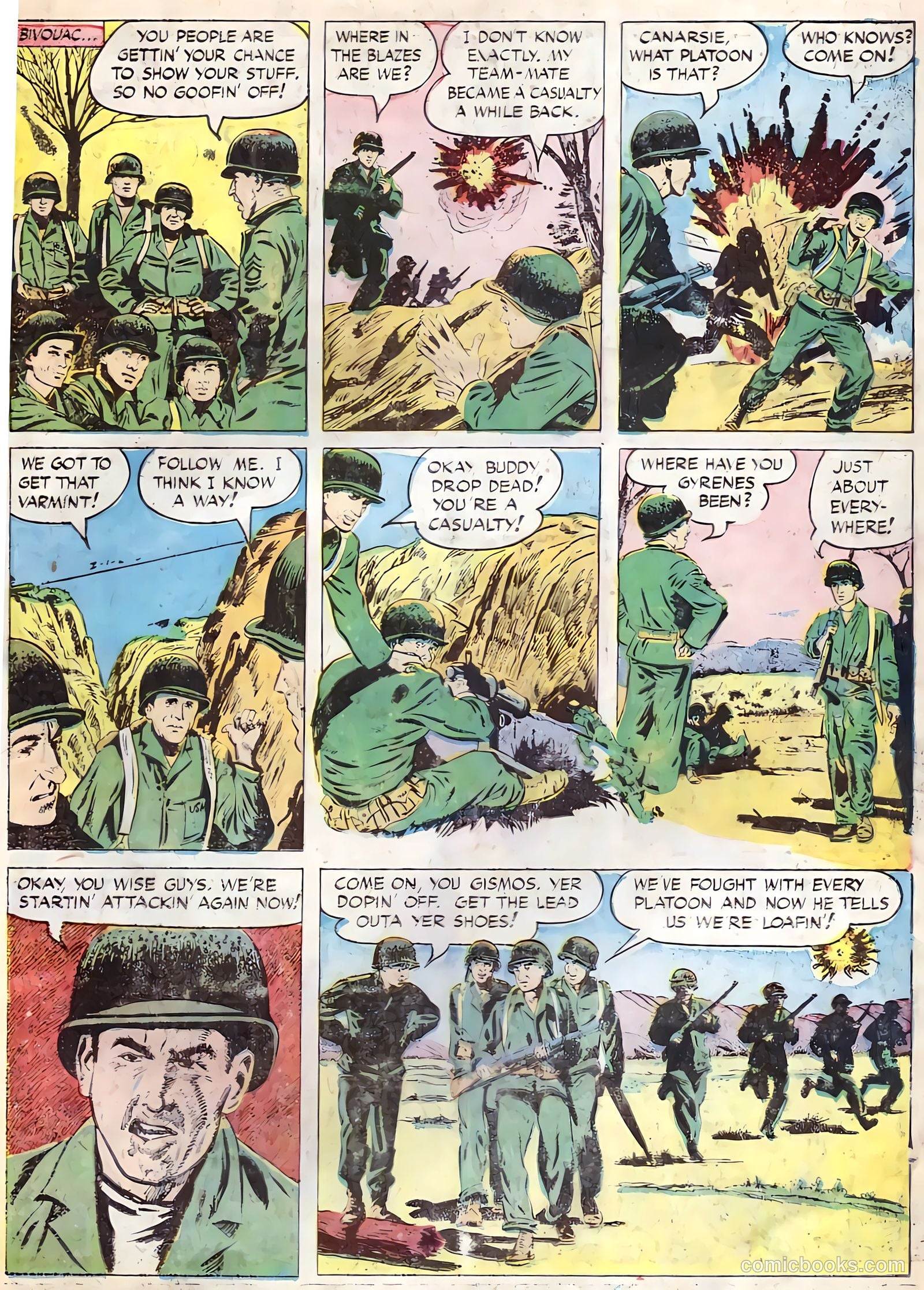 Monty Hall of the U.S. Marines #1 (1951) — page 11 of 36