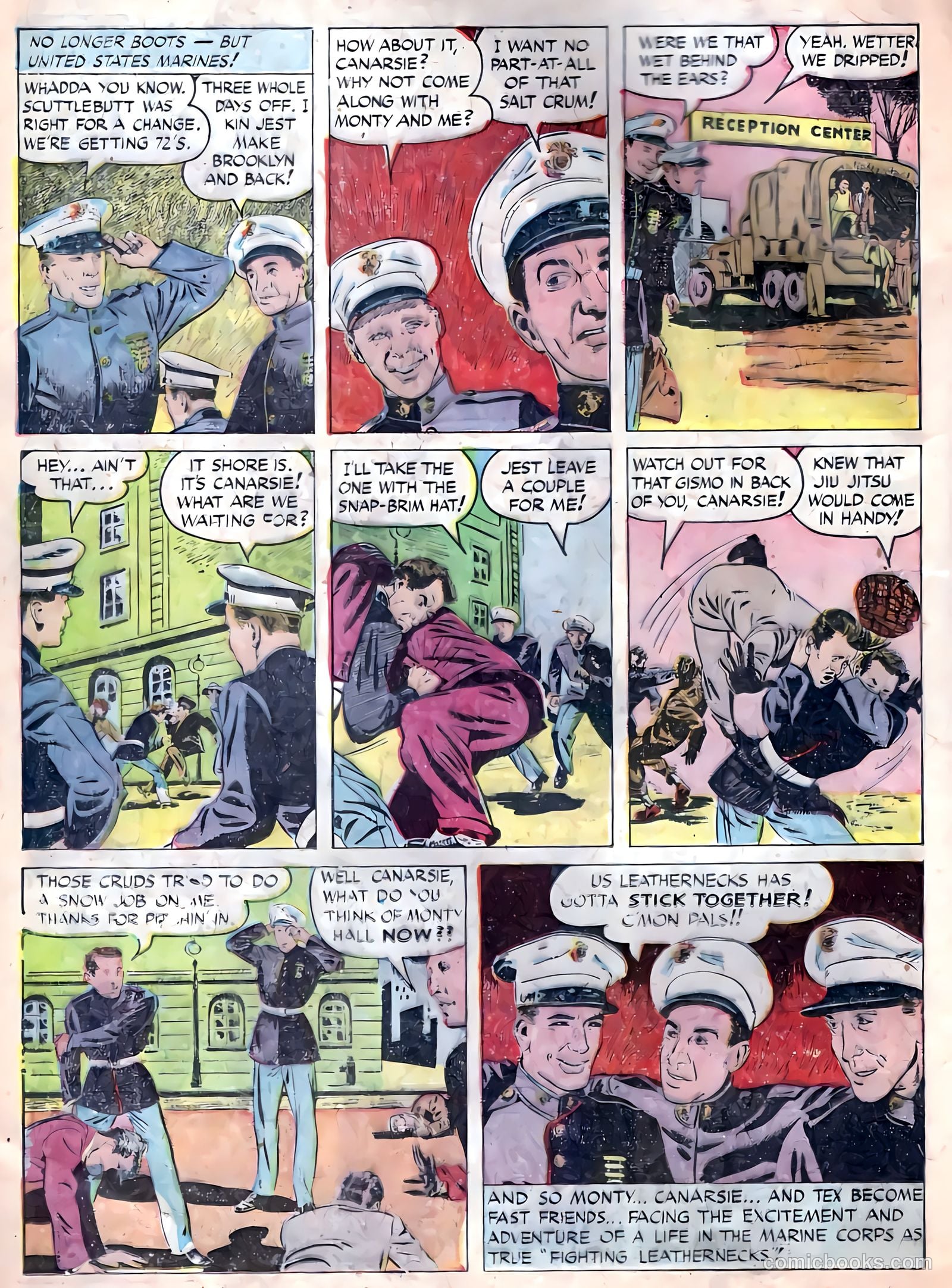 Monty Hall of the U.S. Marines #1 (1951) — page 12 of 36