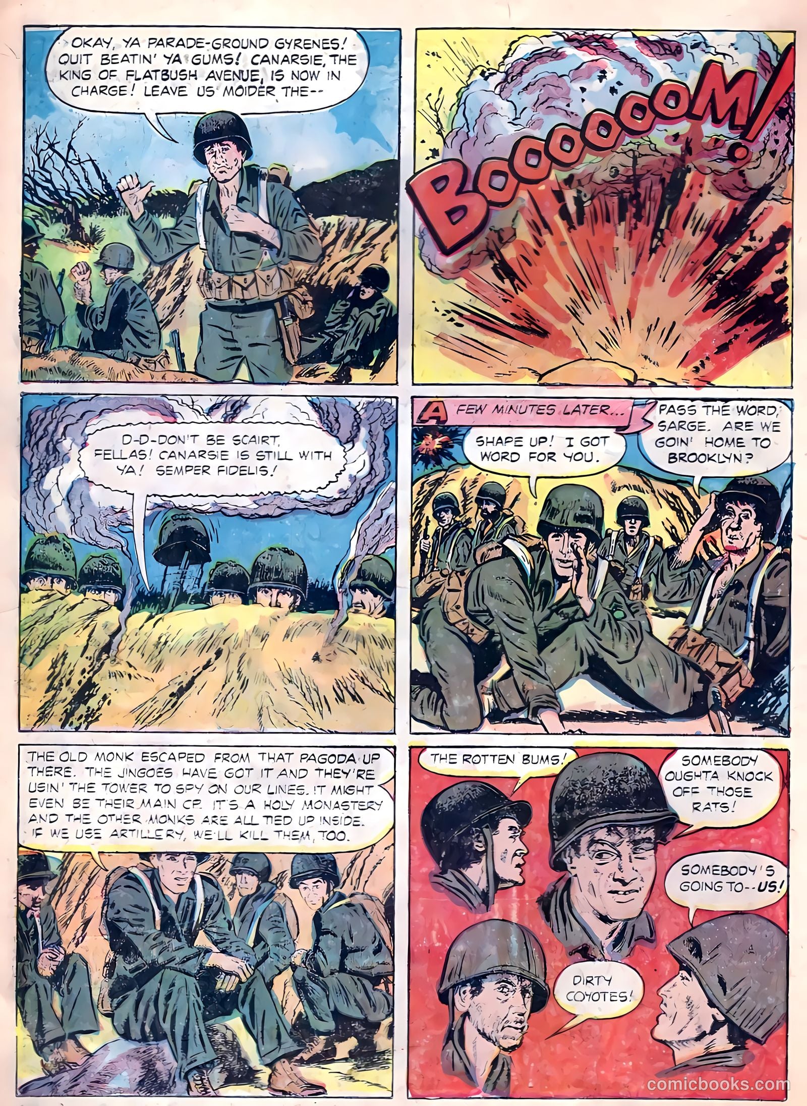 Monty Hall of the U.S. Marines #1 (1951) — page 14 of 36
