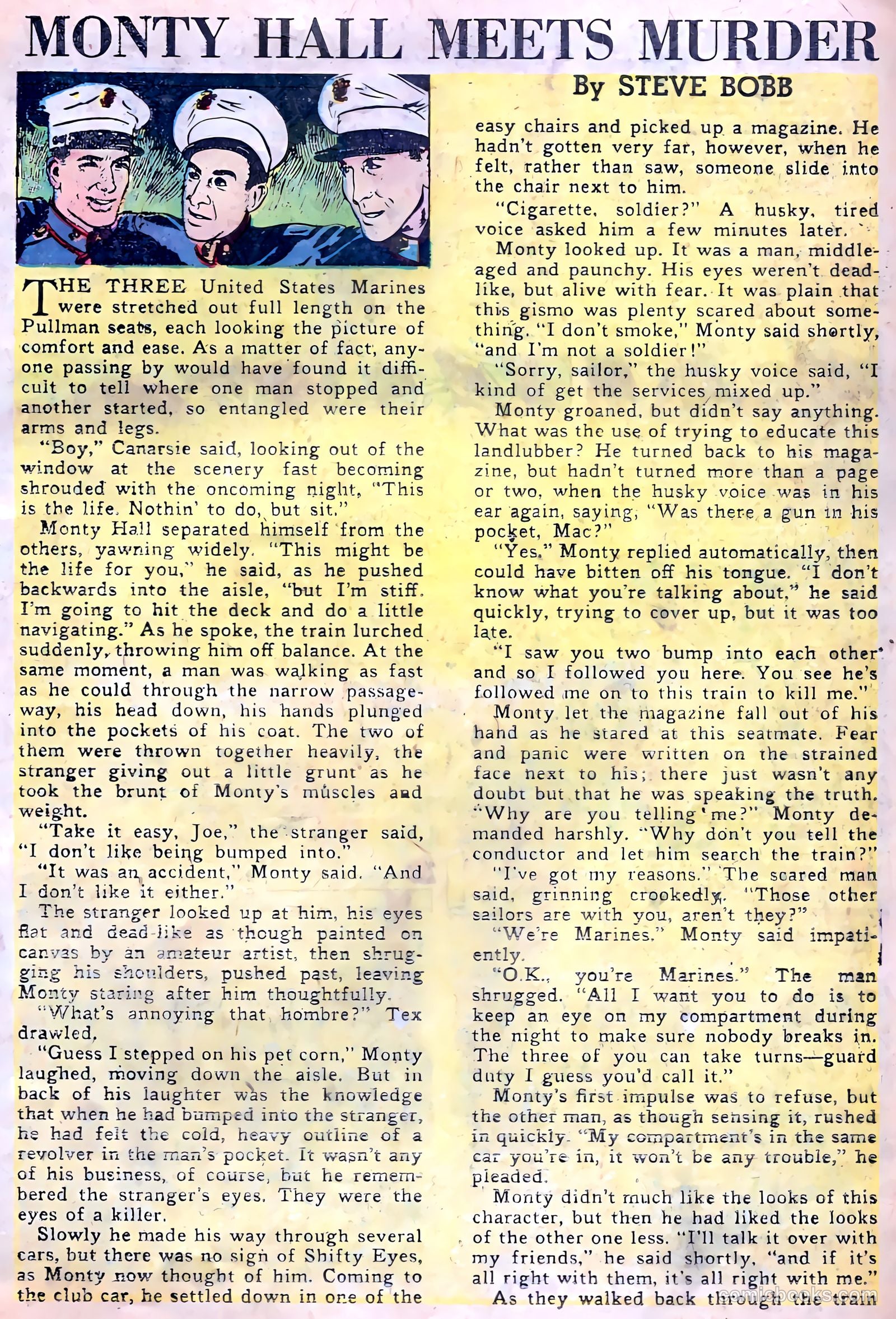 Monty Hall of the U.S. Marines #1 (1951) — page 19 of 36