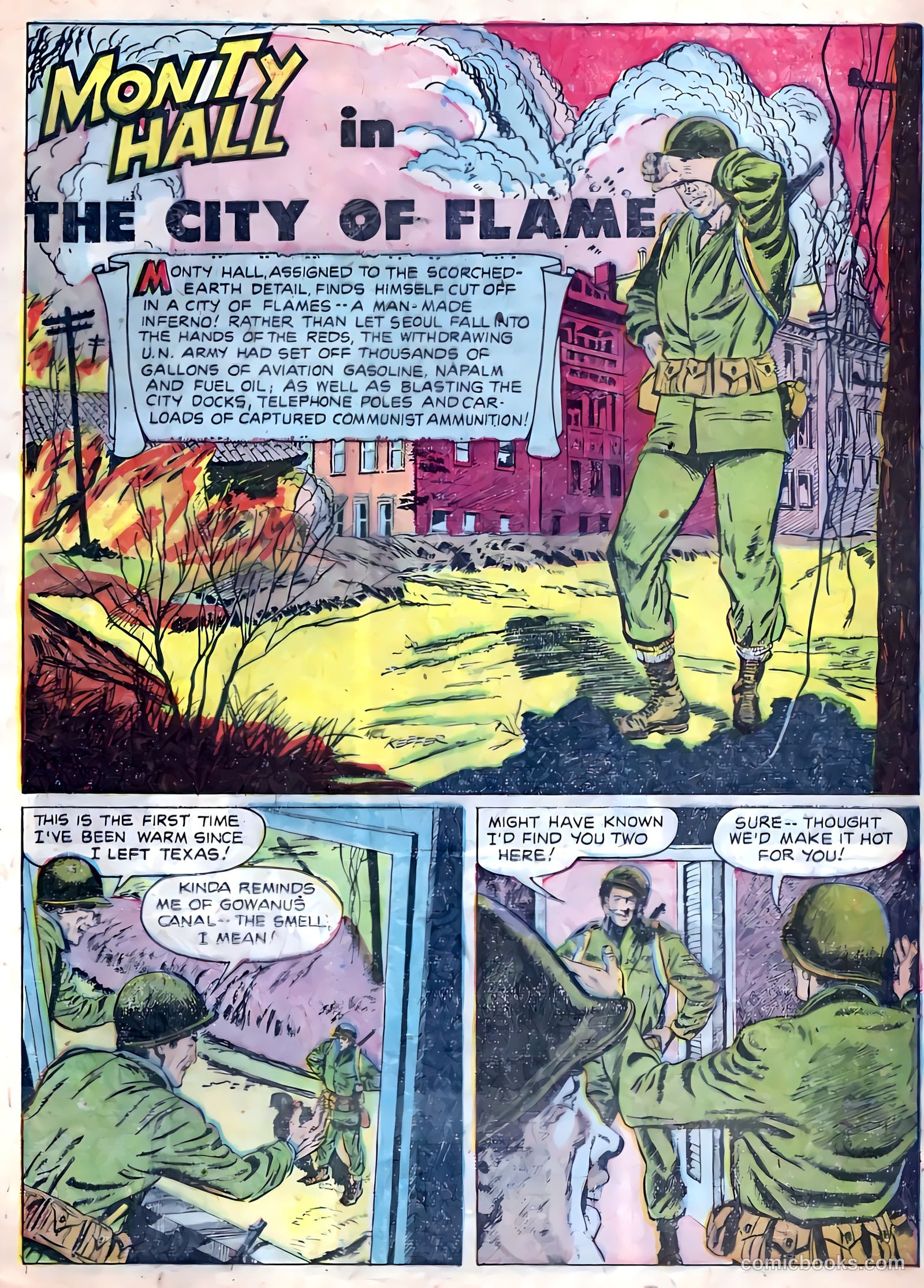 Monty Hall of the U.S. Marines #1 (1951) — page 21 of 36
