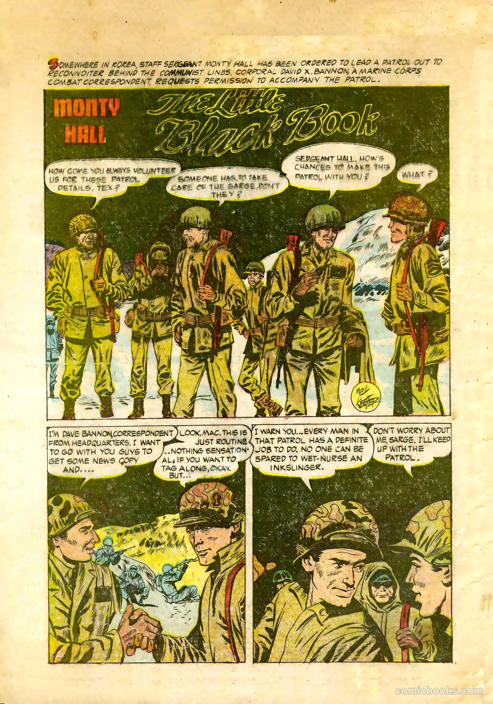 Monty Hall of the U.S. Marines #10 (1953) — page 4 of 36
