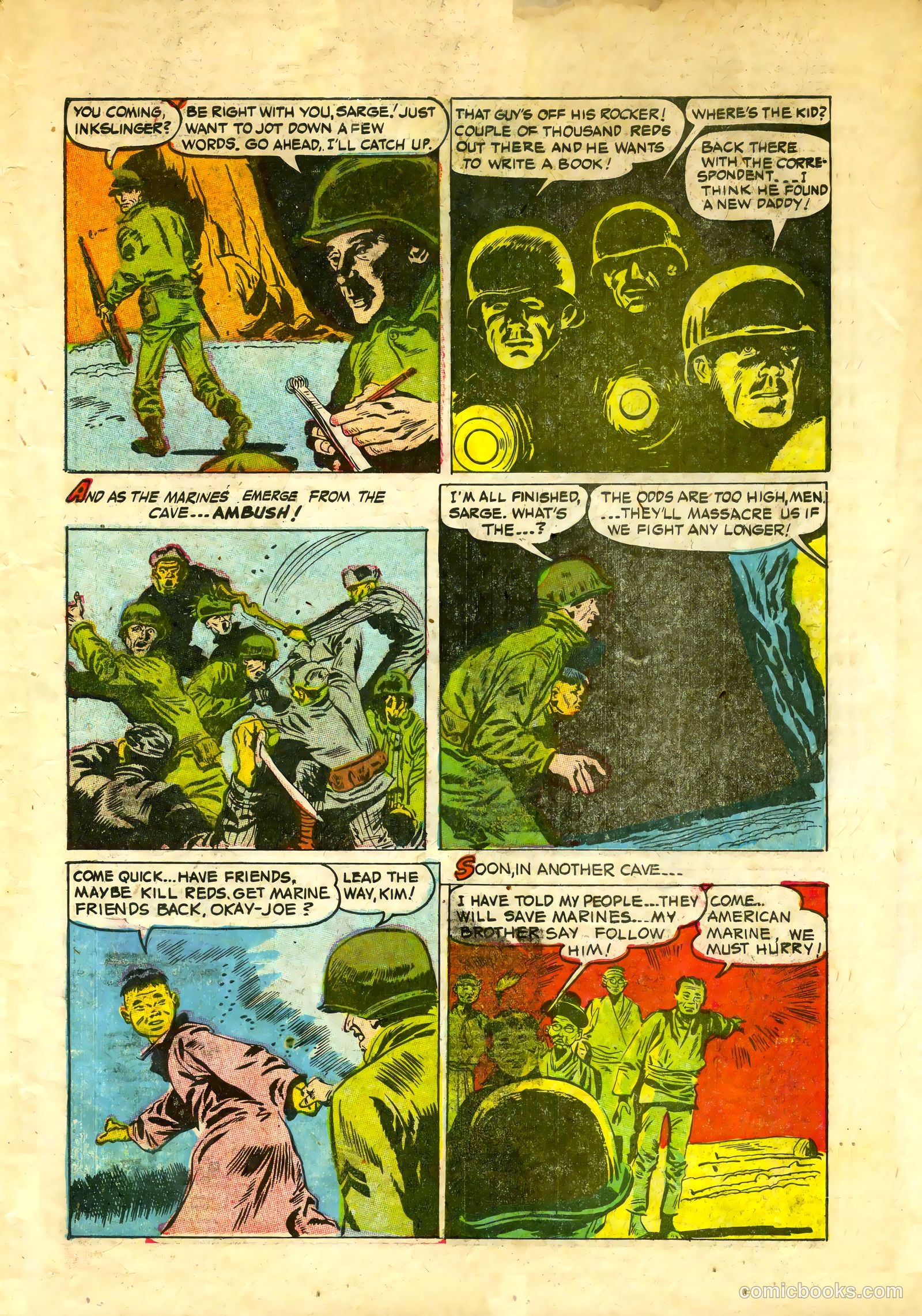 Monty Hall of the U.S. Marines #10 (1953) — page 7 of 36