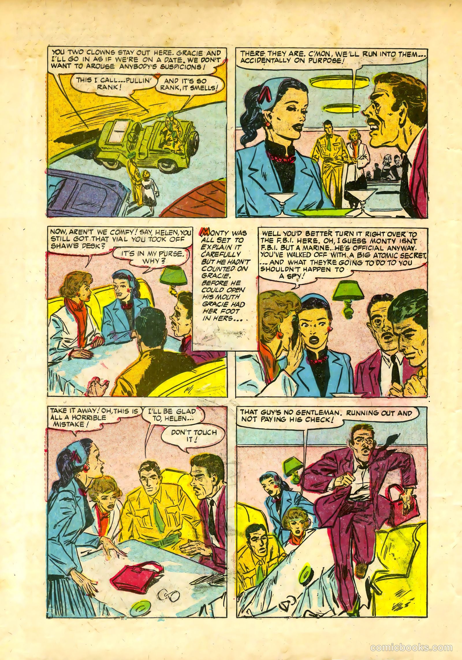 Monty Hall of the U.S. Marines #10 (1953) — page 14 of 36