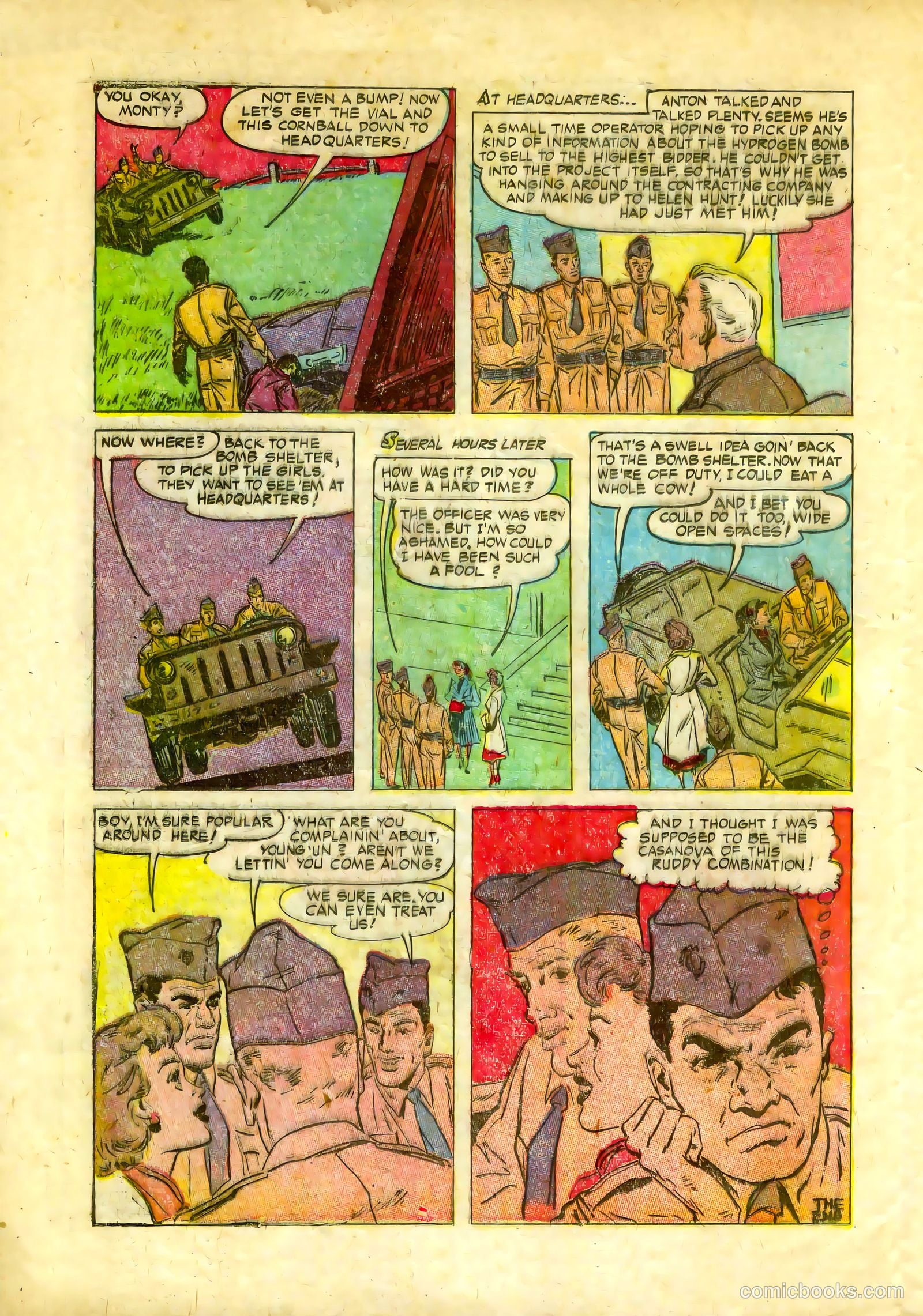 Monty Hall of the U.S. Marines #10 (1953) — page 16 of 36
