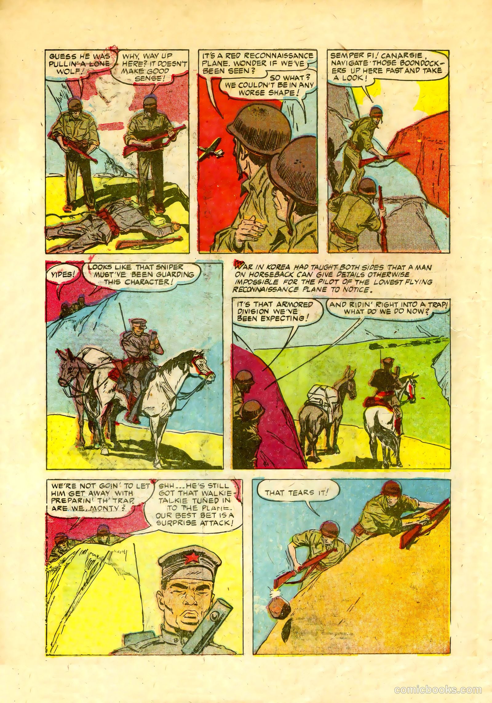 Monty Hall of the U.S. Marines #10 (1953) — page 22 of 36