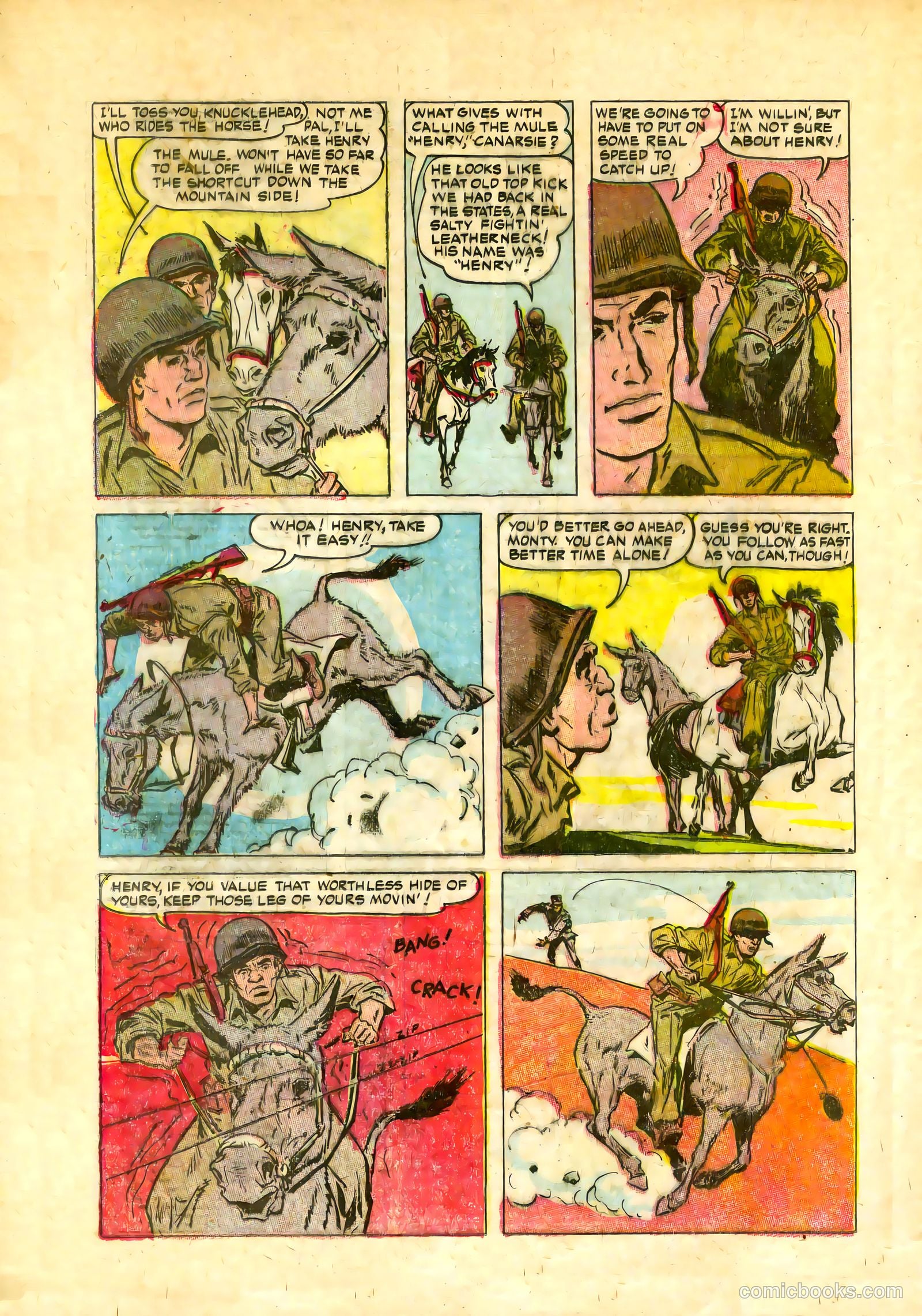 Monty Hall of the U.S. Marines #10 (1953) — page 24 of 36
