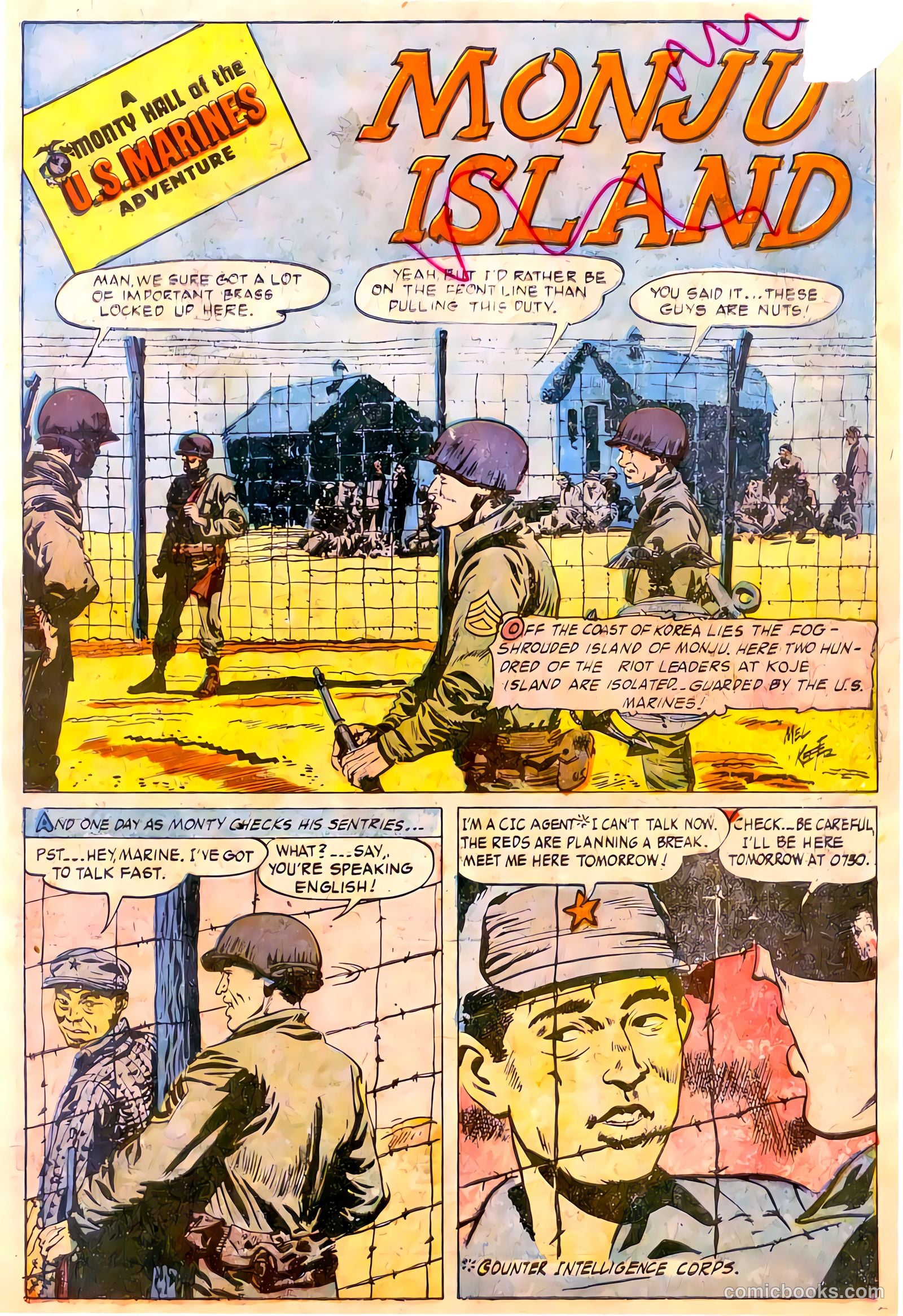 Monty Hall of the U.S. Marines #11 (1953) — page 2 of 33
