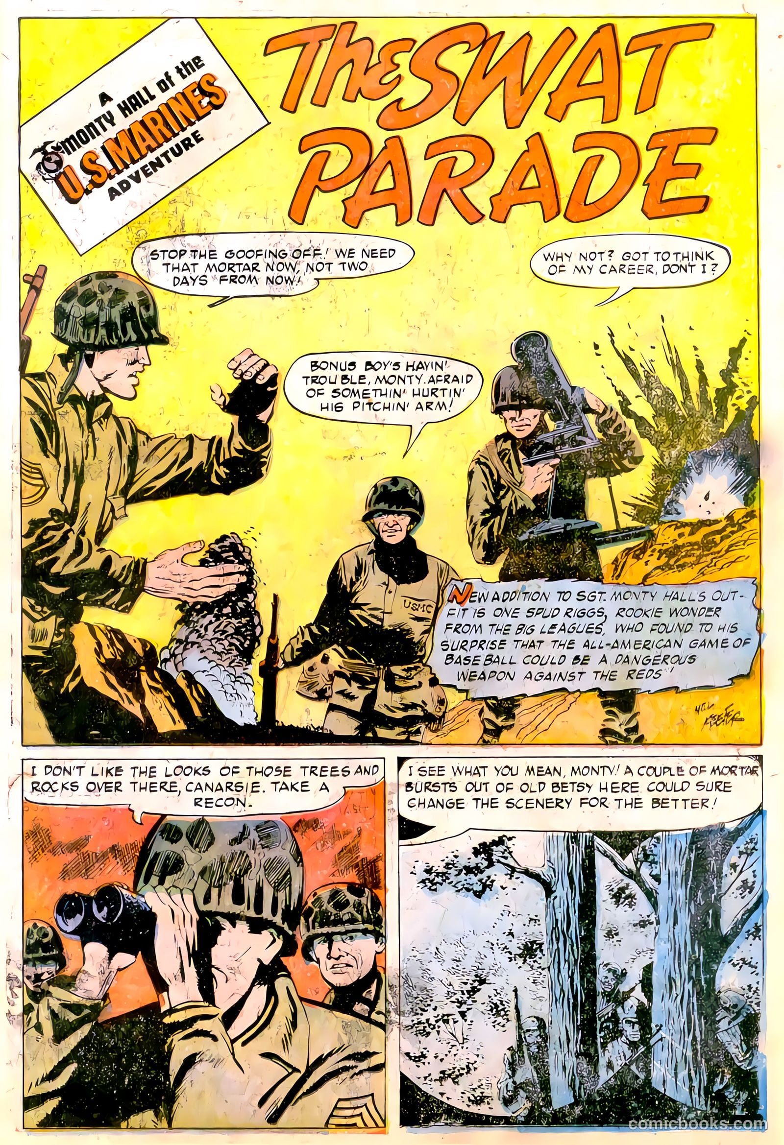 Monty Hall of the U.S. Marines #11 (1953) — page 10 of 33