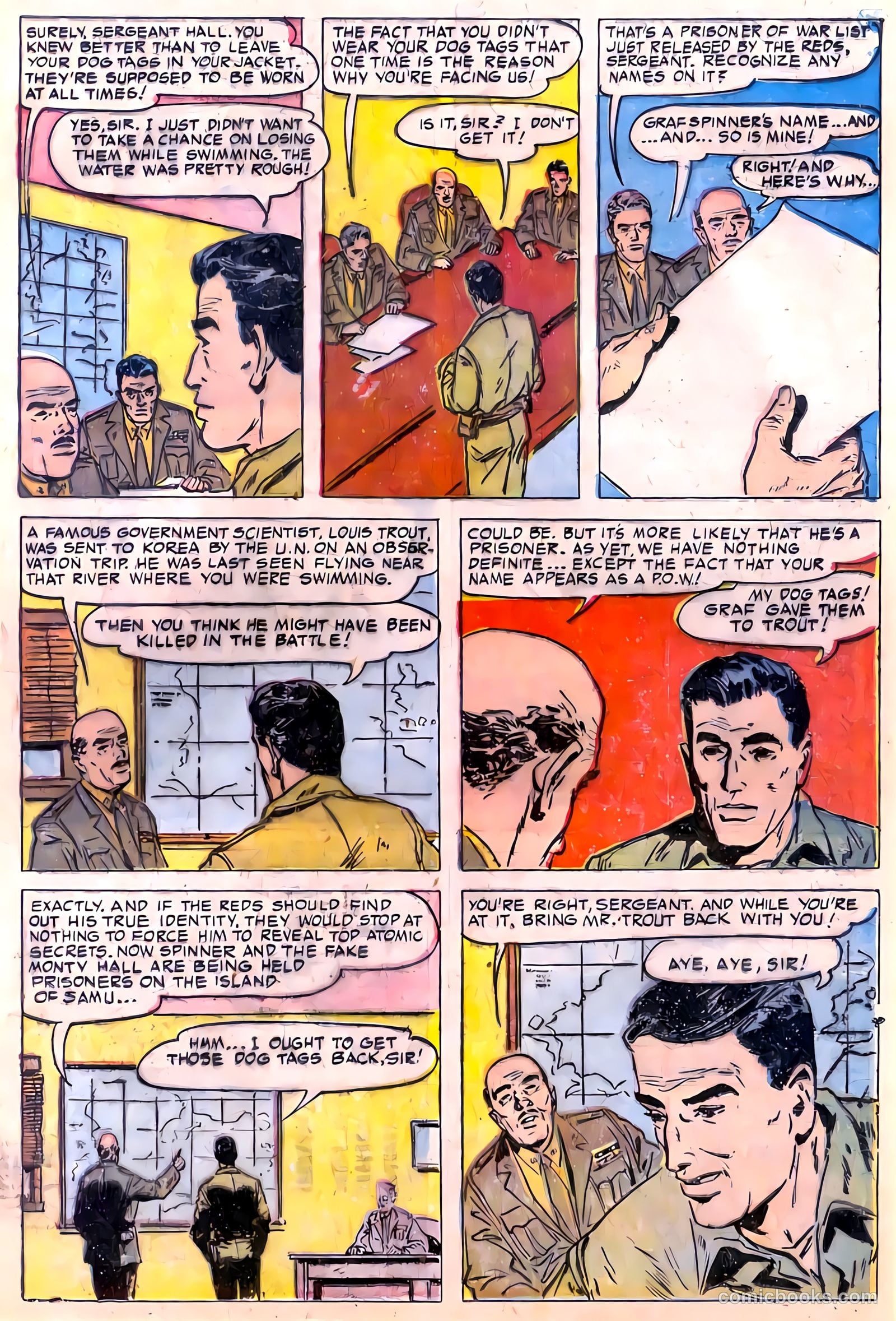 Monty Hall of the U.S. Marines #11 (1953) — page 20 of 33