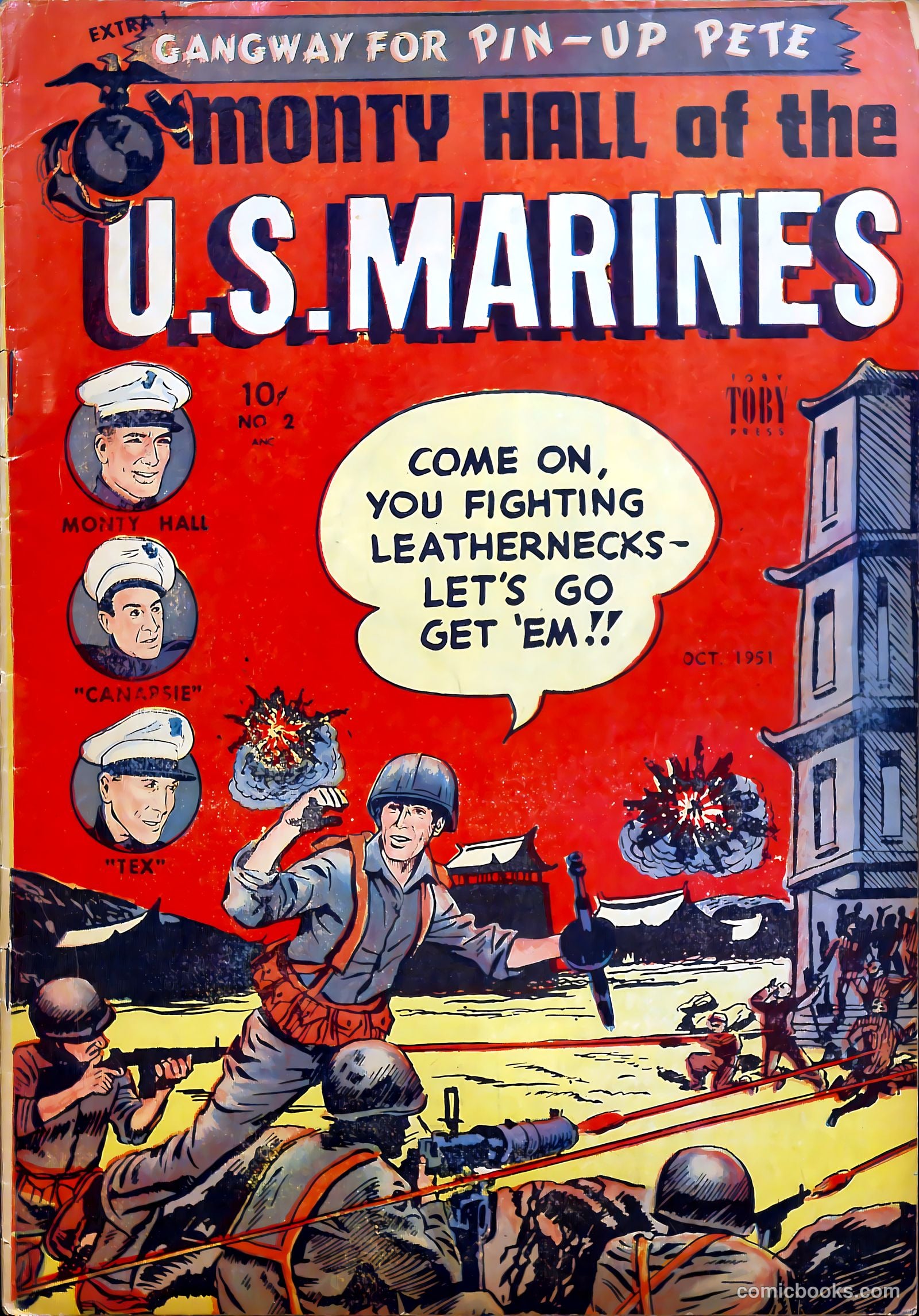 Monty Hall of the U.S. Marines #2 cover