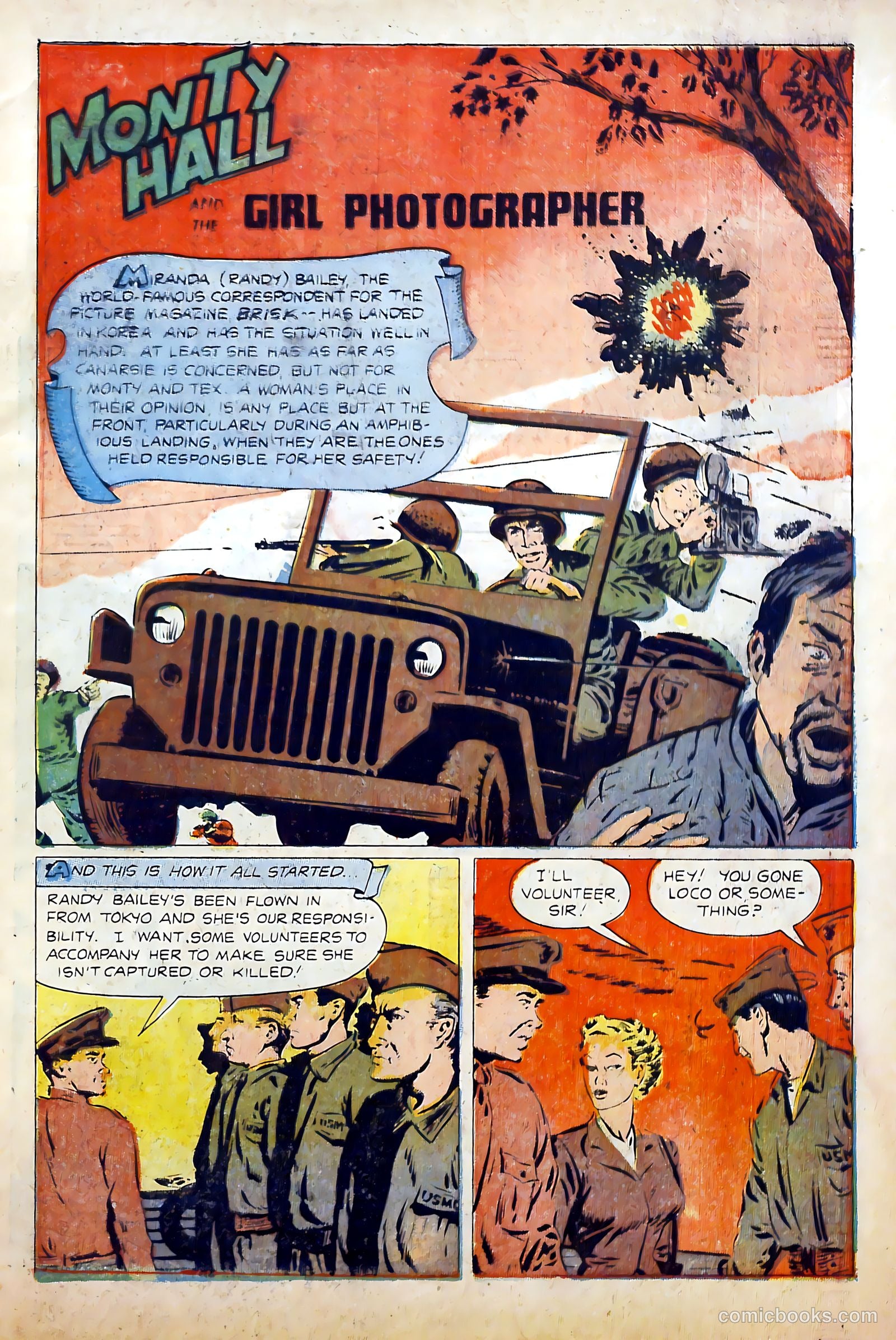 Monty Hall of the U.S. Marines #2 (1951) — page 3 of 36