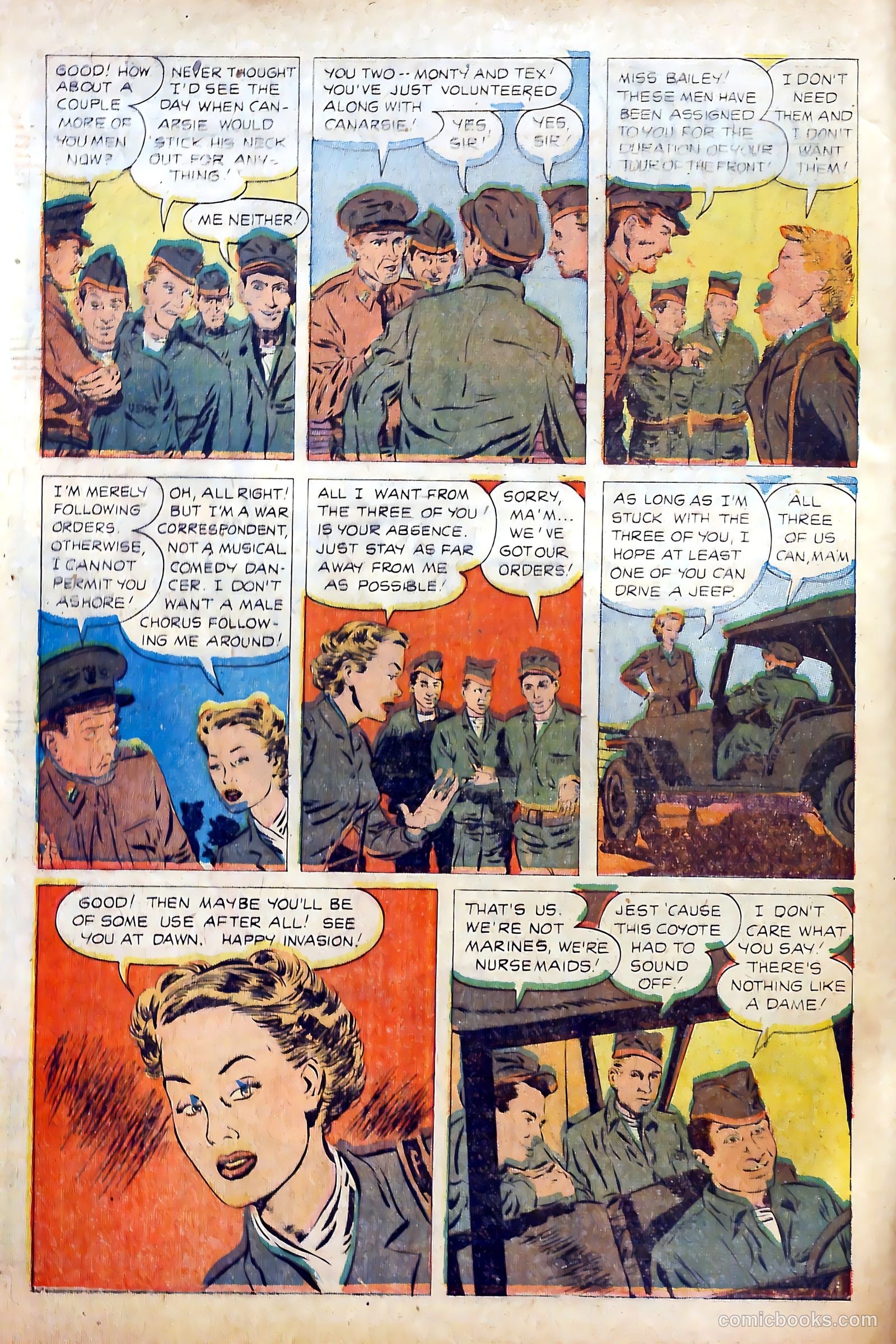 Monty Hall of the U.S. Marines #2 (1951) — page 4 of 36