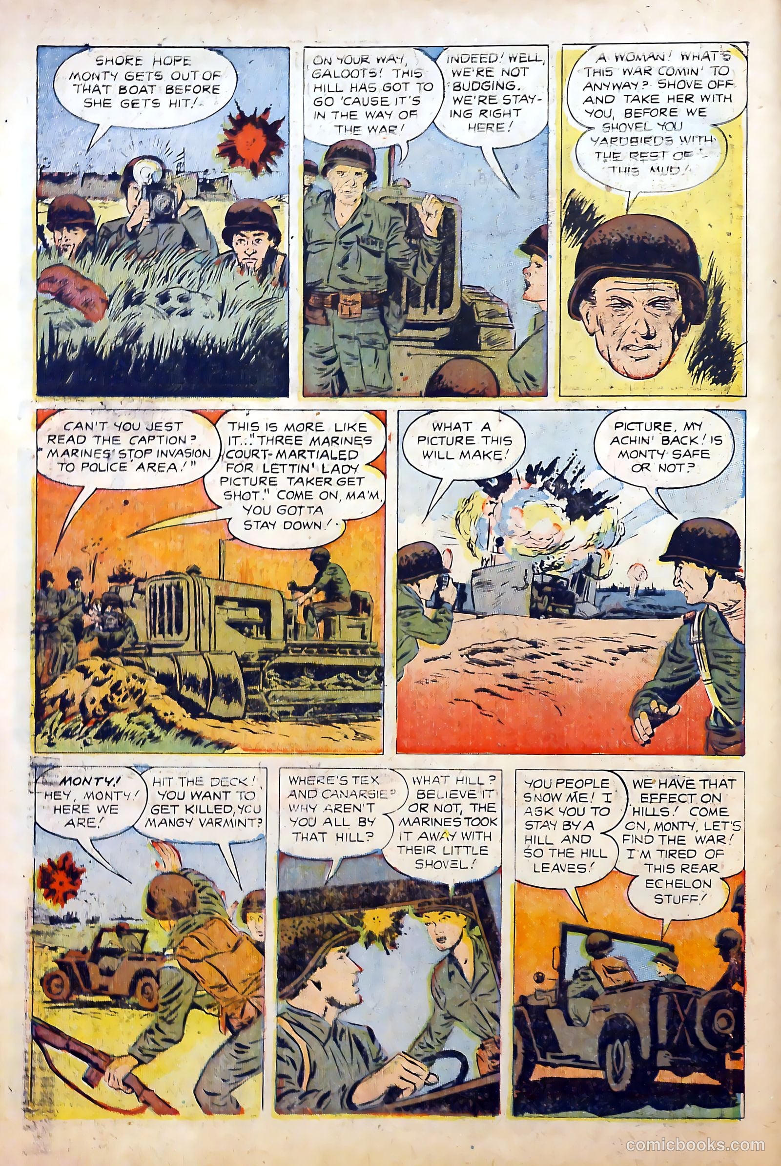 Monty Hall of the U.S. Marines #2 (1951) — page 6 of 36