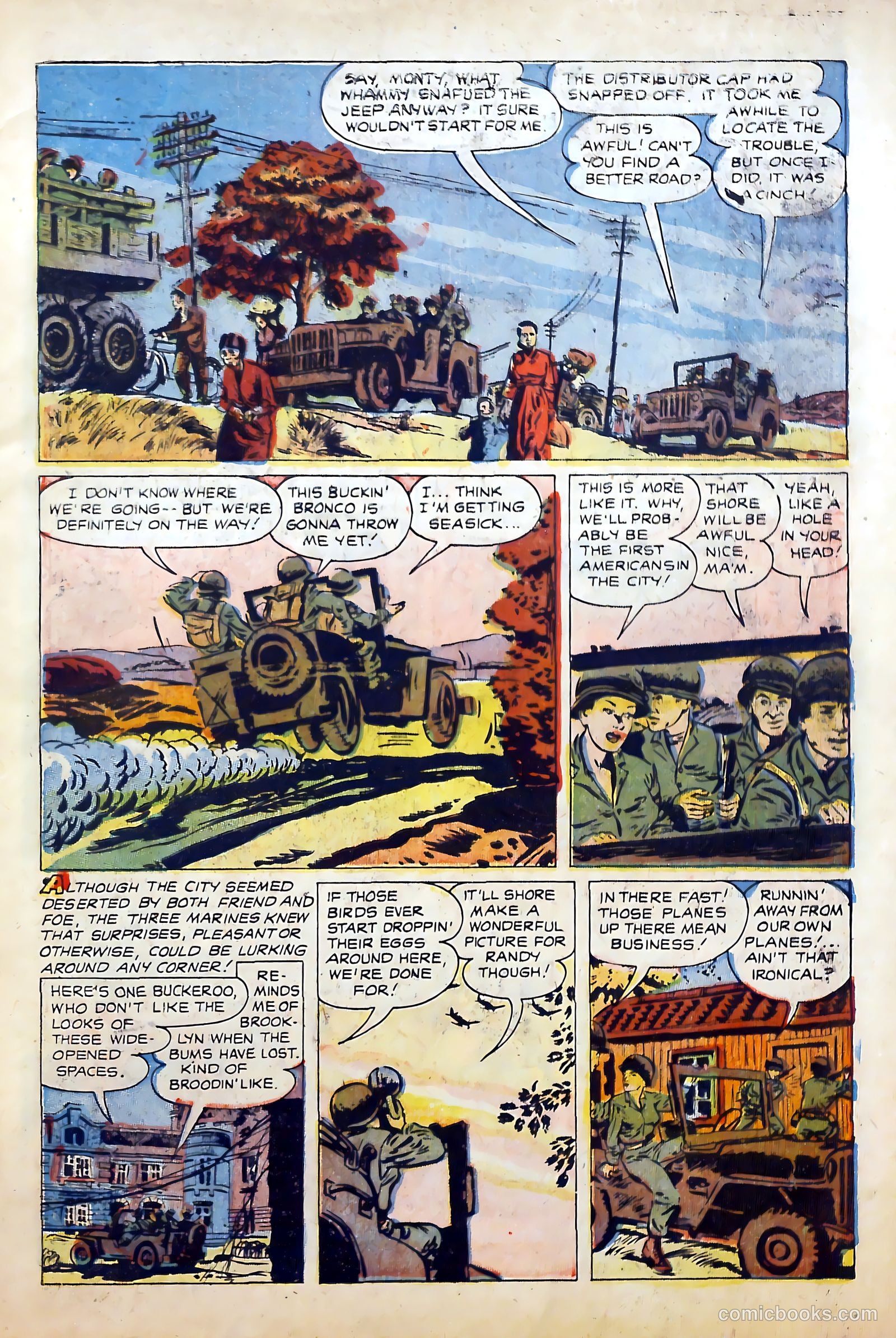 Monty Hall of the U.S. Marines #2 (1951) — page 7 of 36