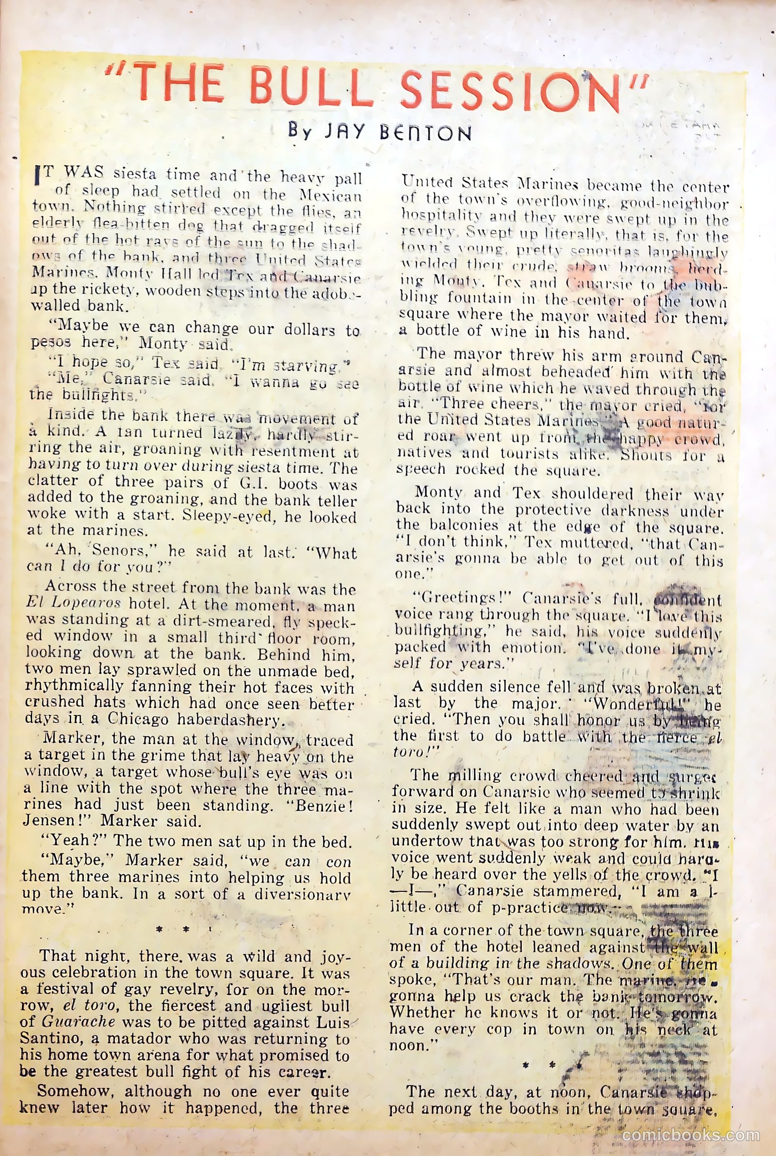 Monty Hall of the U.S. Marines #2 (1951) — page 27 of 36
