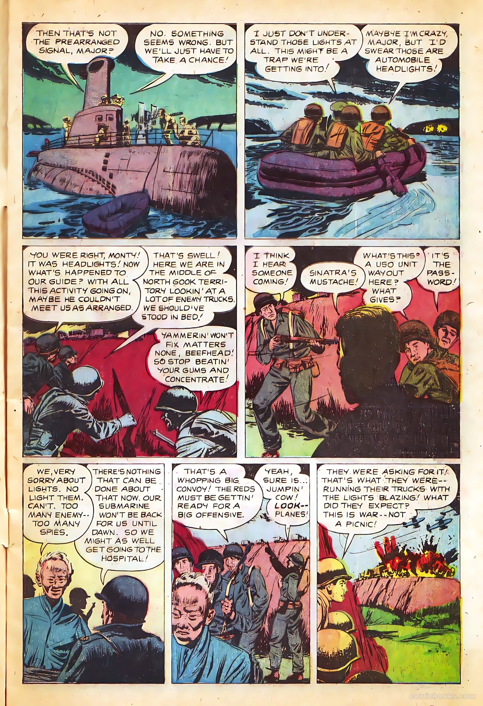 Monty Hall of the U.S. Marines #3 (1951) — page 5 of 36