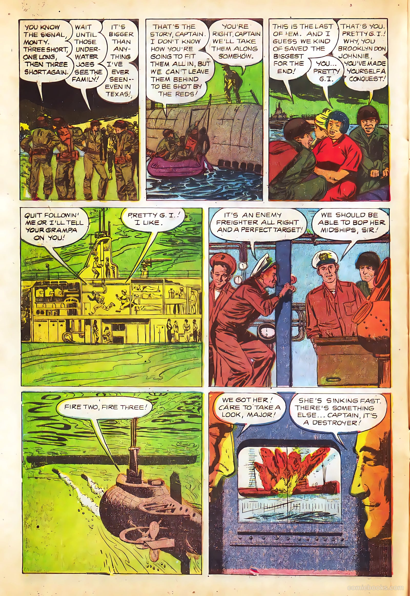 Monty Hall of the U.S. Marines #3 (1951) — page 8 of 36