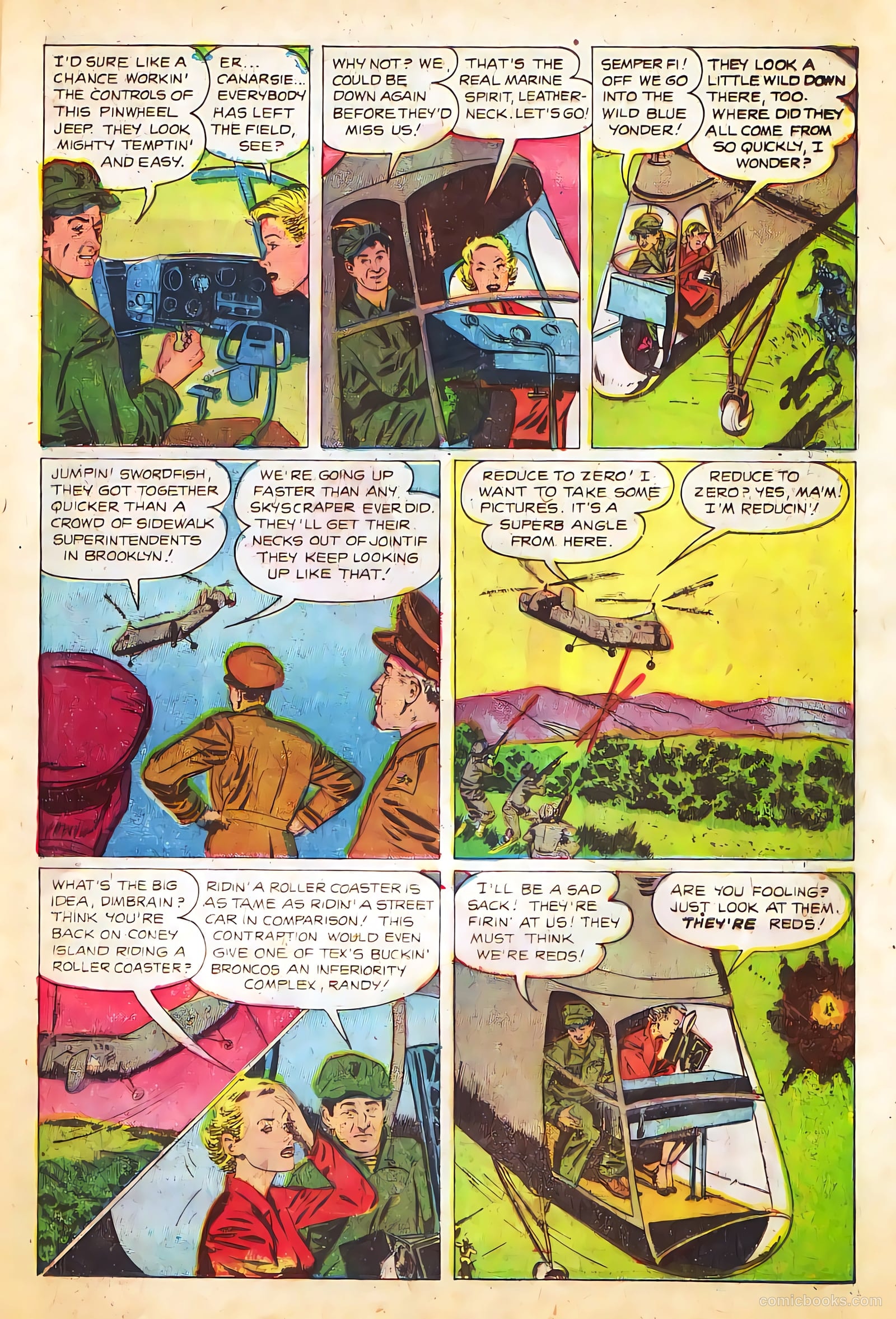 Monty Hall of the U.S. Marines #3 (1951) — page 13 of 36