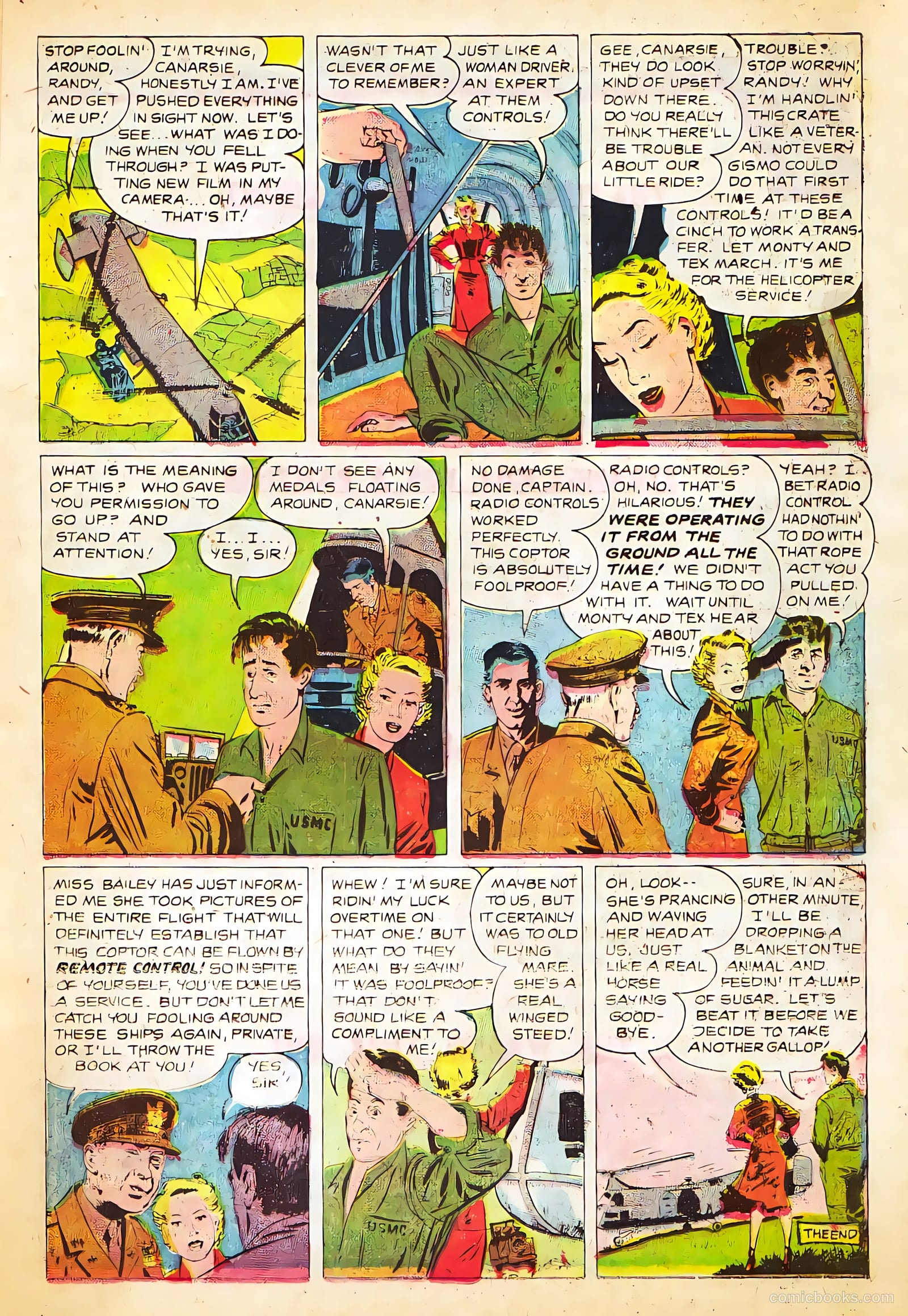 Monty Hall of the U.S. Marines #3 (1951) — page 15 of 36