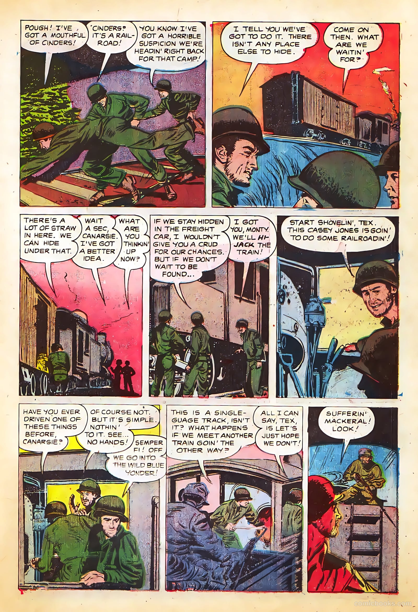 Monty Hall of the U.S. Marines #3 (1951) — page 23 of 36