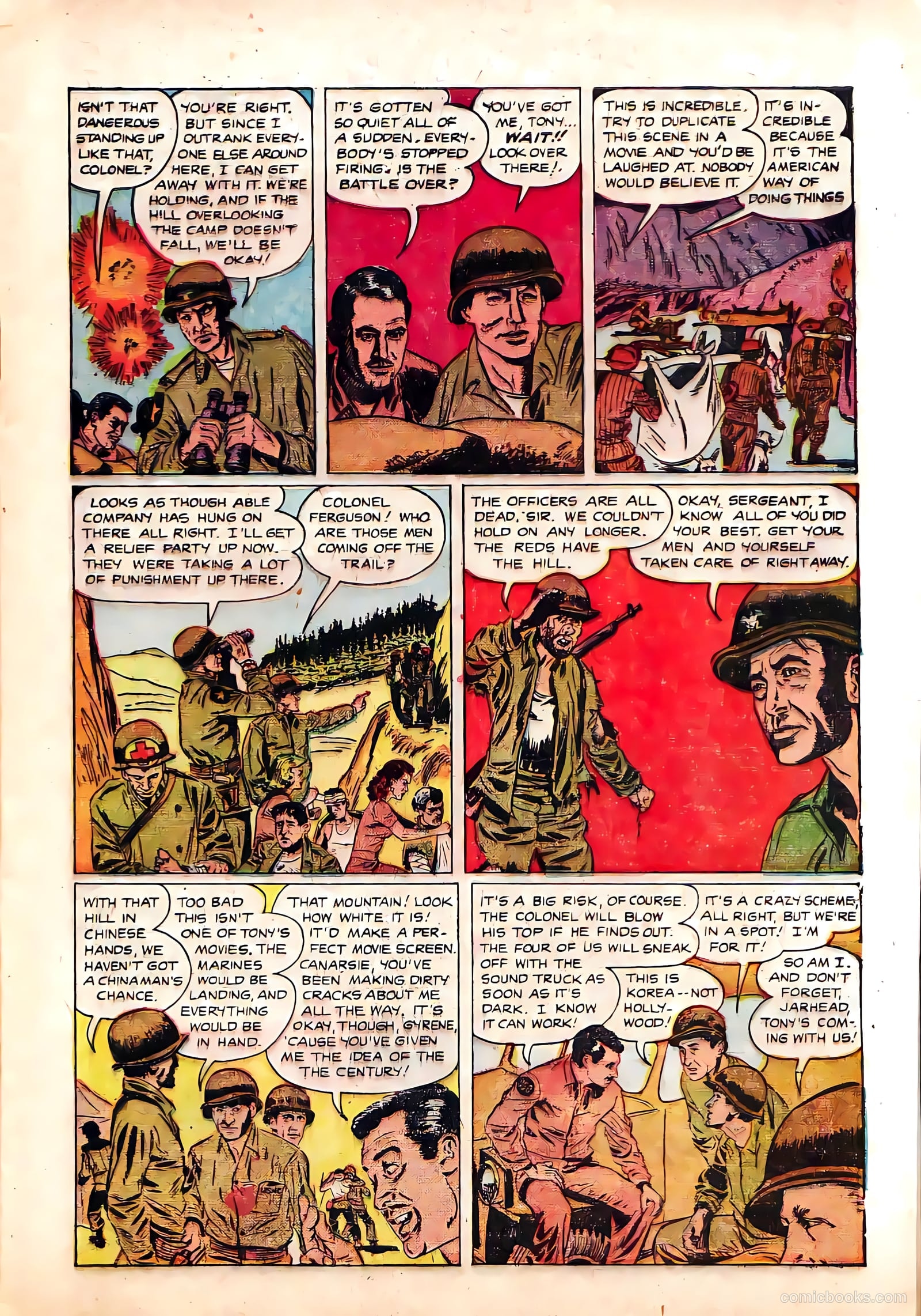 Monty Hall of the U.S. Marines #4 (1952) — page 9 of 36