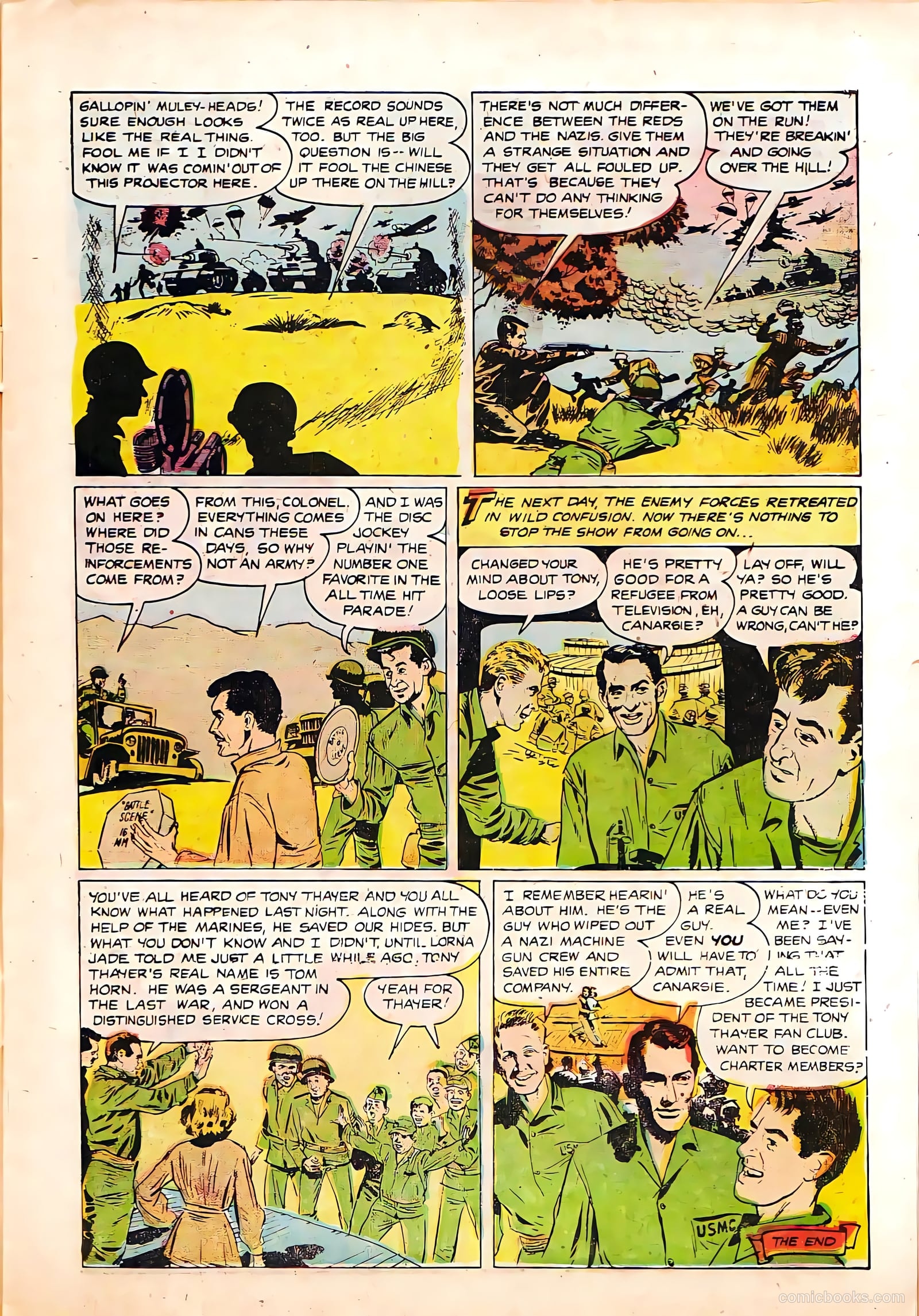 Monty Hall of the U.S. Marines #4 (1952) — page 11 of 36