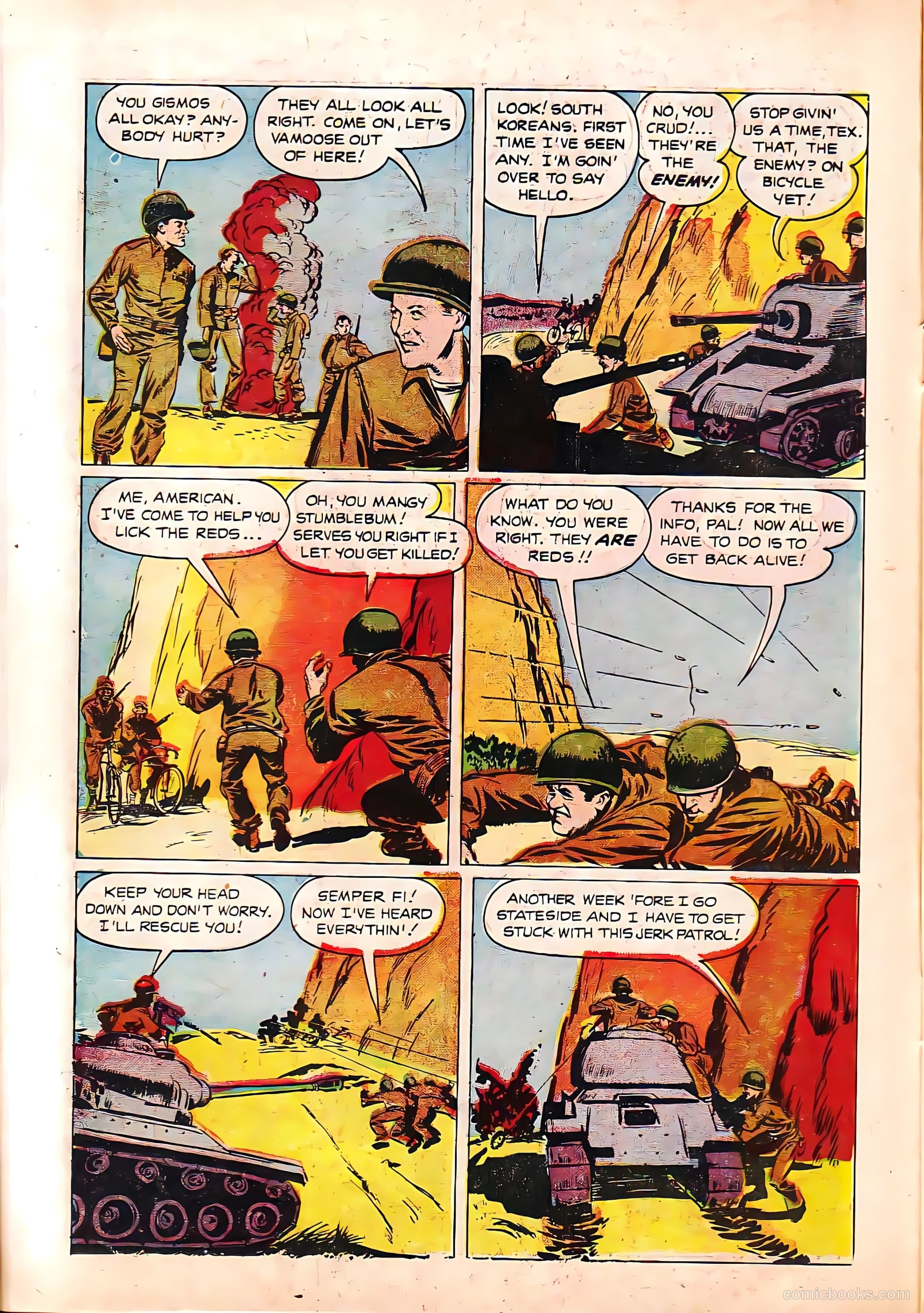 Monty Hall of the U.S. Marines #4 (1952) — page 14 of 36