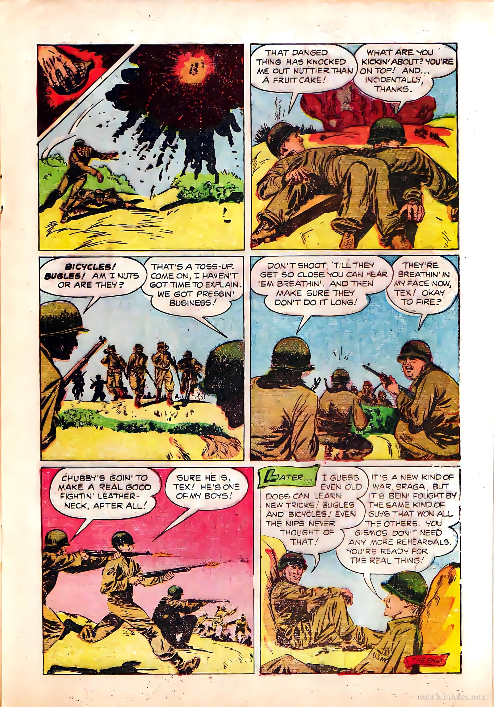 Monty Hall of the U.S. Marines #4 (1952) — page 17 of 36