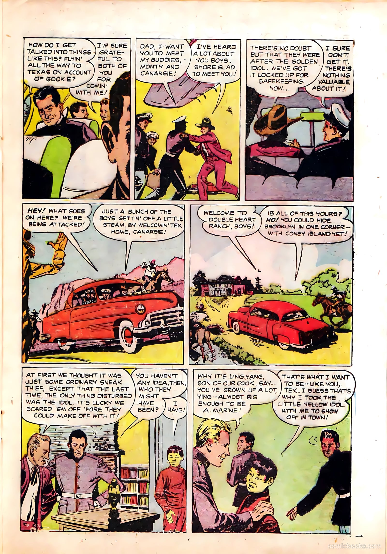 Monty Hall of the U.S. Marines #4 (1952) — page 21 of 36